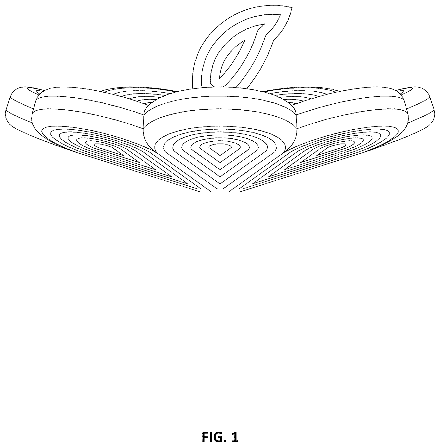 Patent USD1000721 Figure 1 – Pet bed