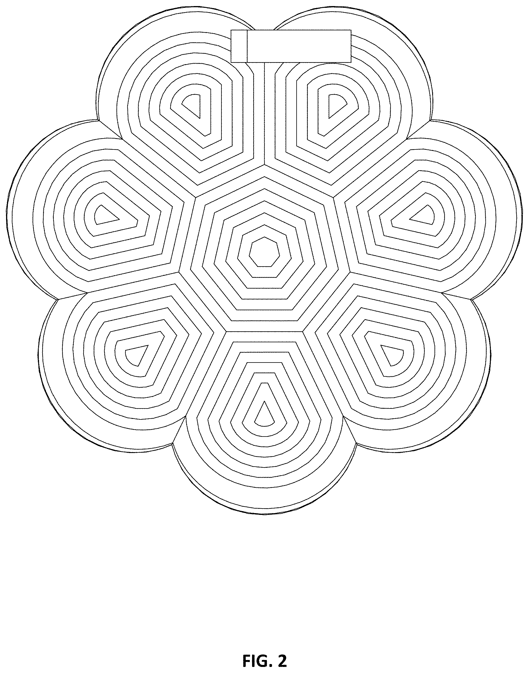 Patent USD1000721 Figure 2 – Pet bed