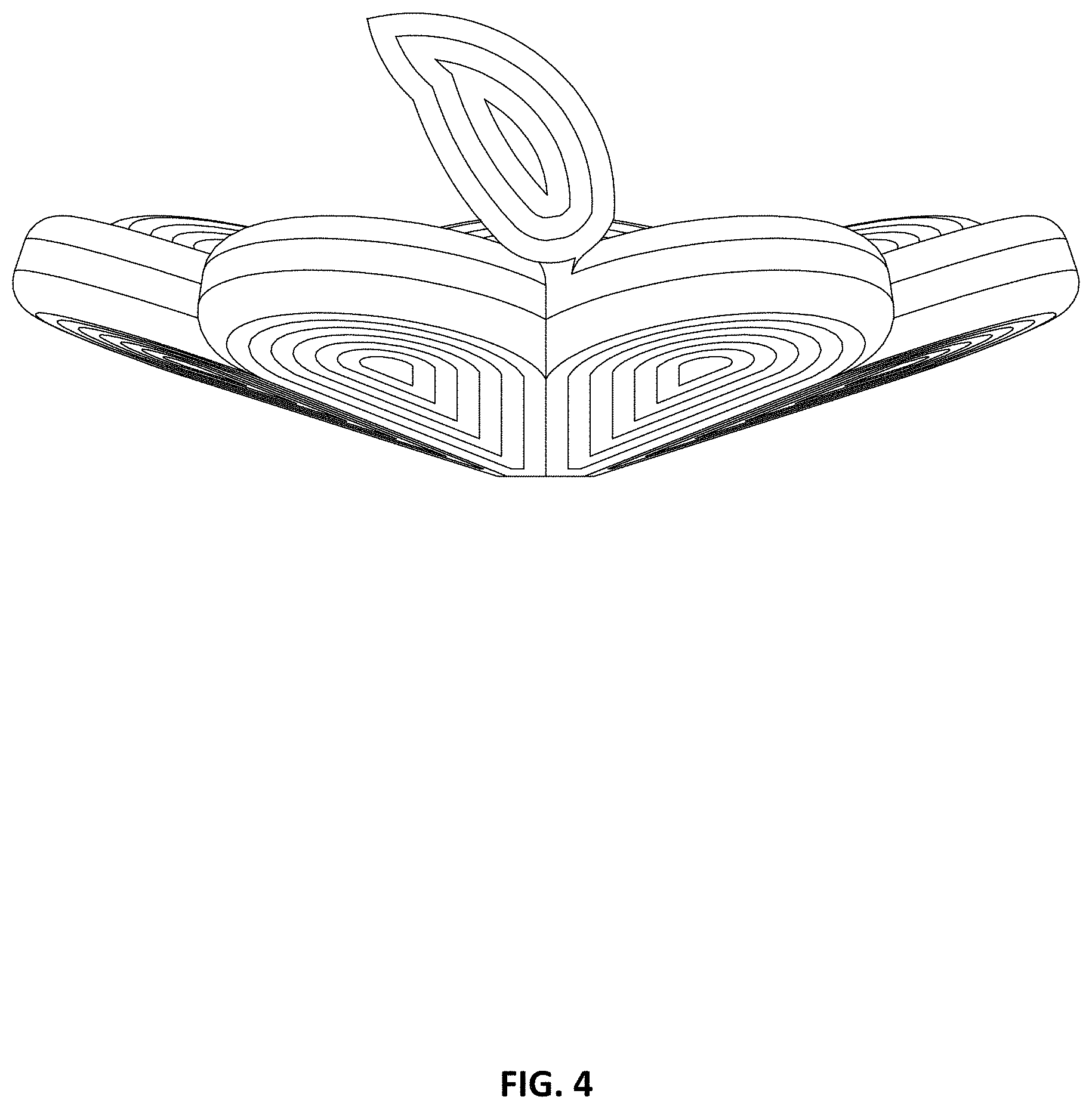 Patent USD1000721 Figure 4 – Pet bed