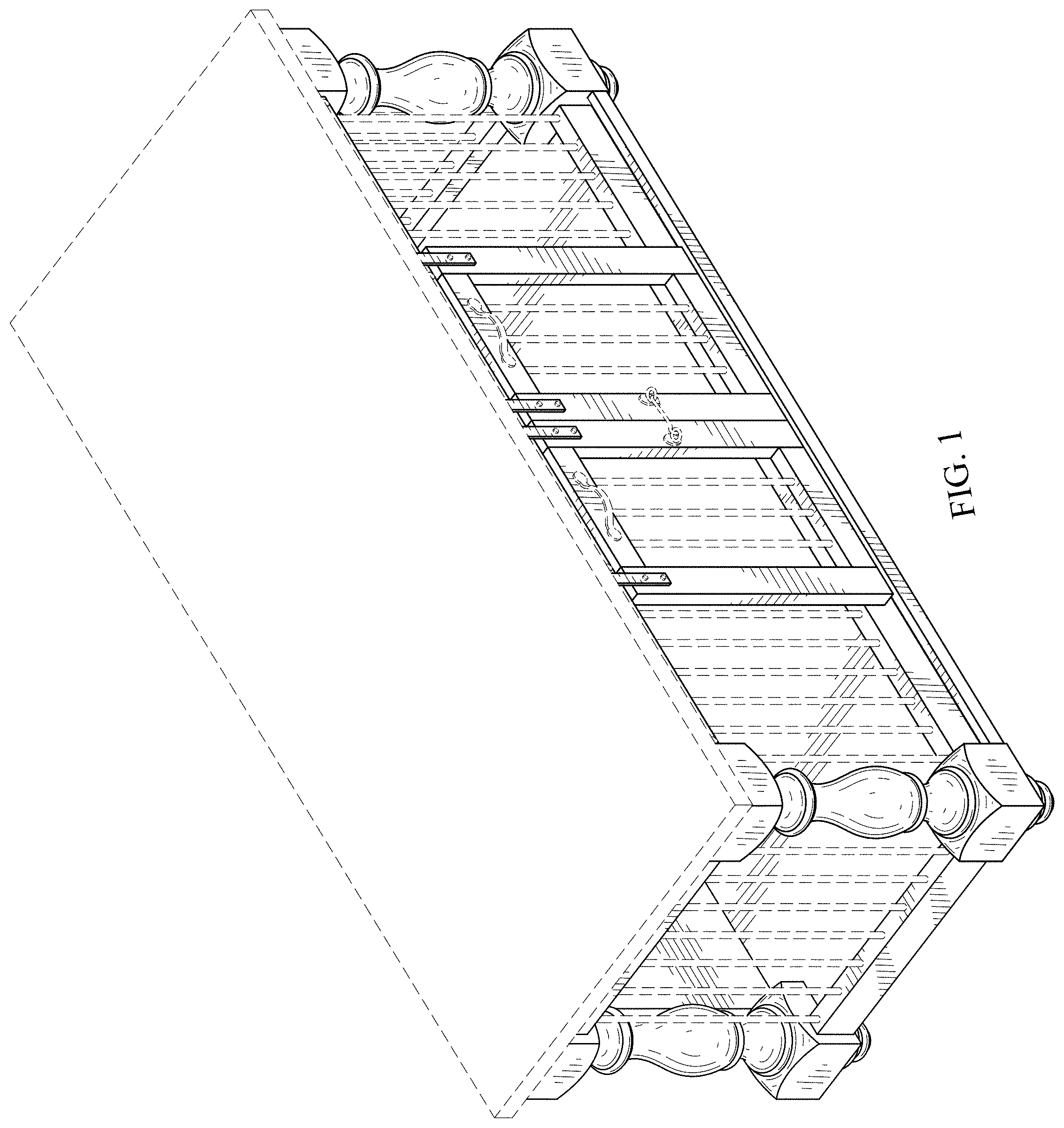 Patent USD1000722 Figure 1 – Pet kennel