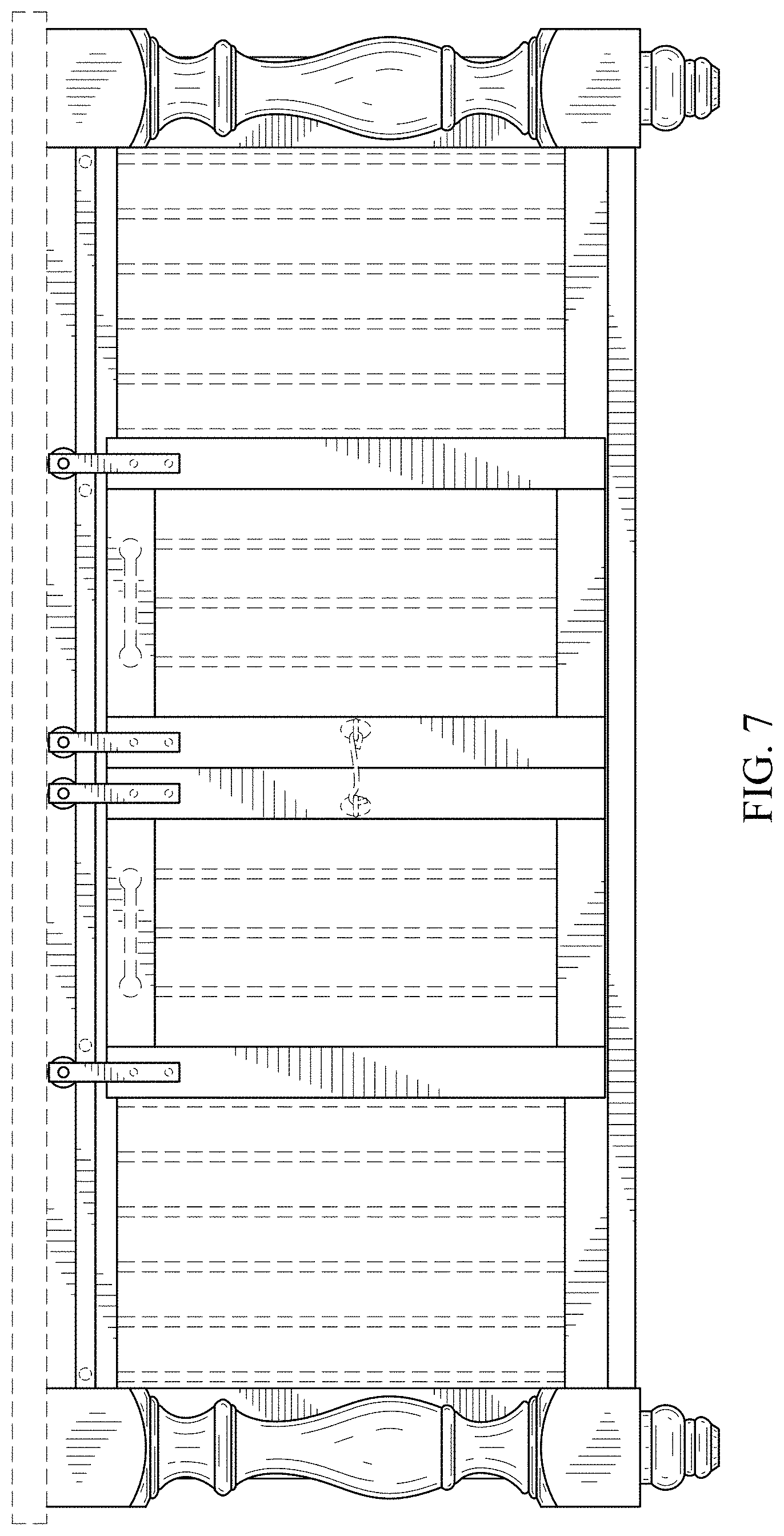 Patent USD1000722 Figure 6 – Pet kennel