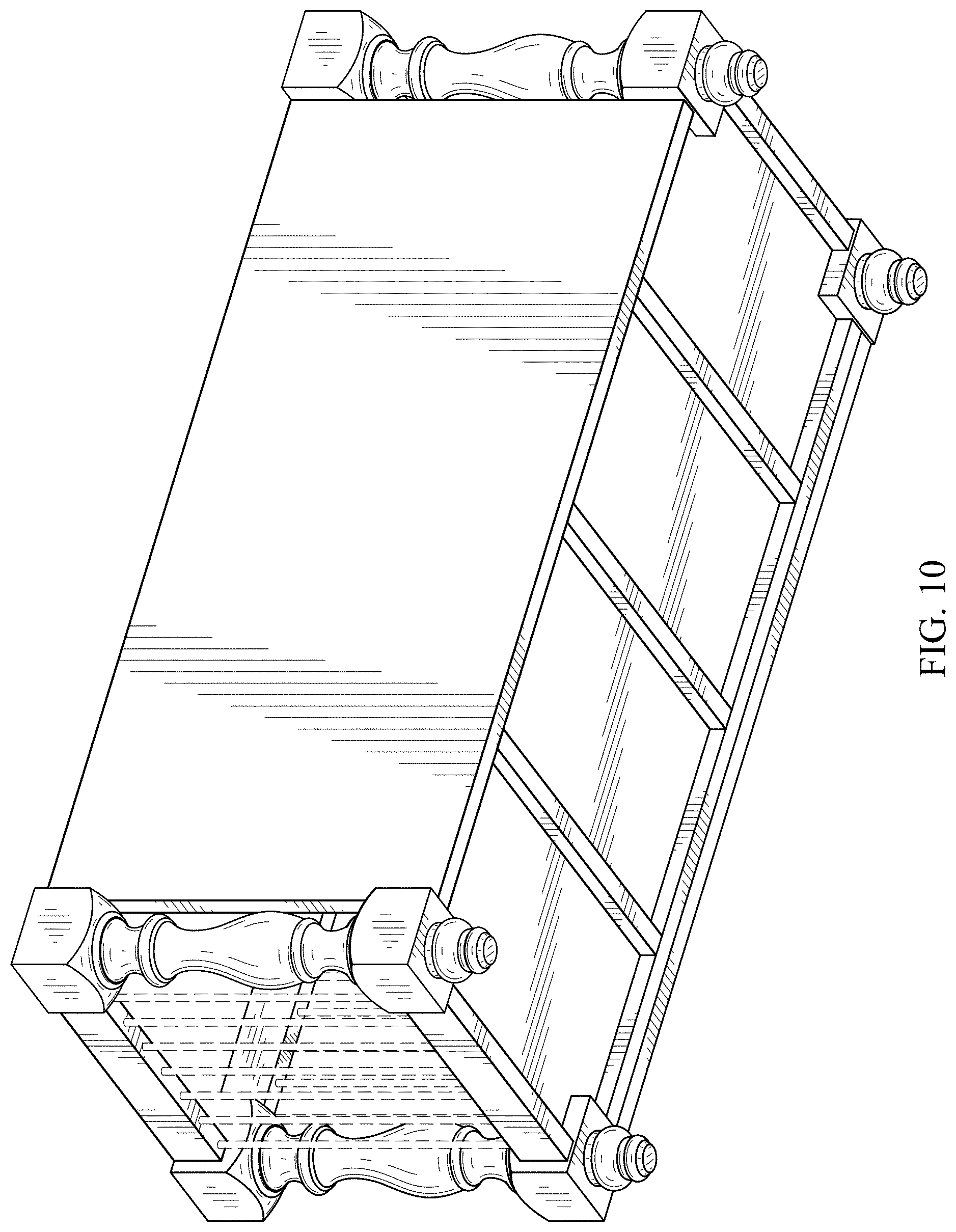 Patent USD1000722 Figure 9 – Pet kennel