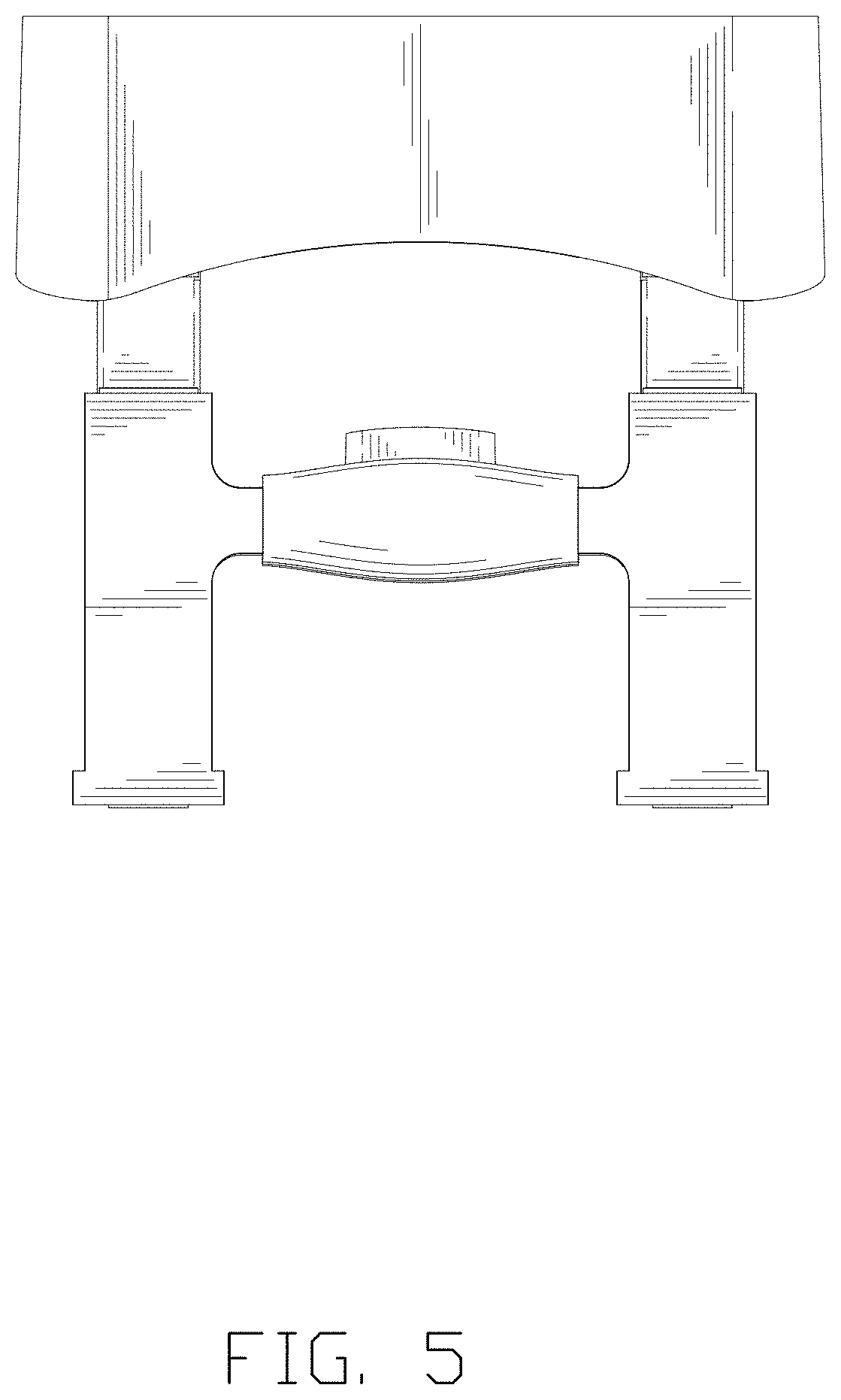 Patent USD1000724 Figure 5 – Adjustable raised dog bowl