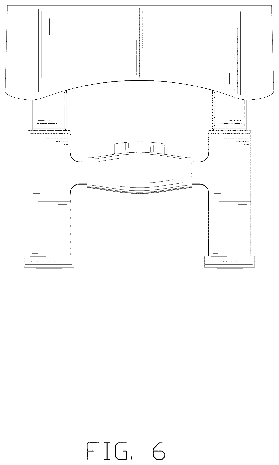 Patent USD1000724 Figure 6 – Adjustable raised dog bowl