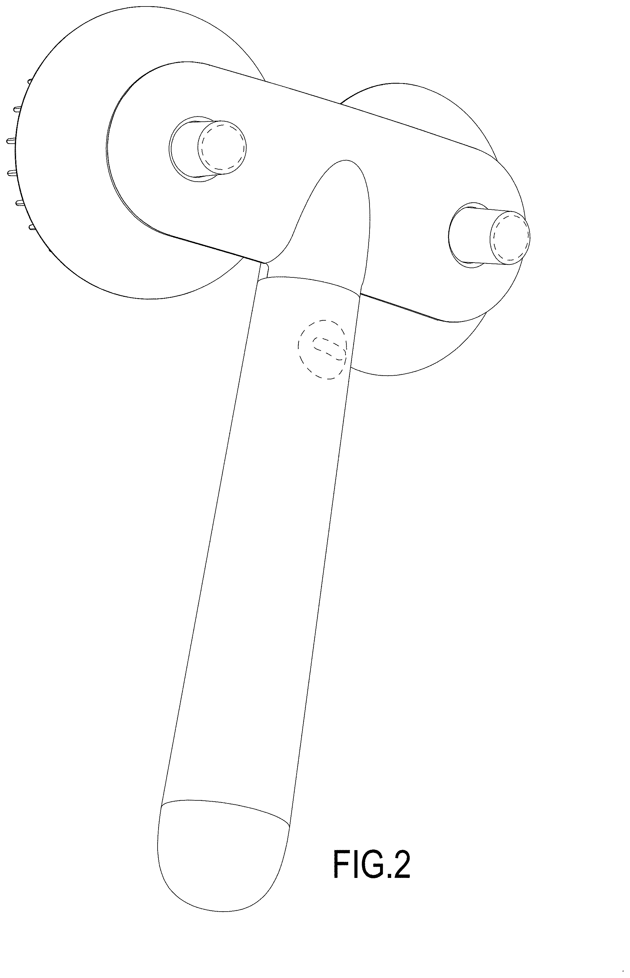 Patent USD1000725 Figure 2 – Pet comb