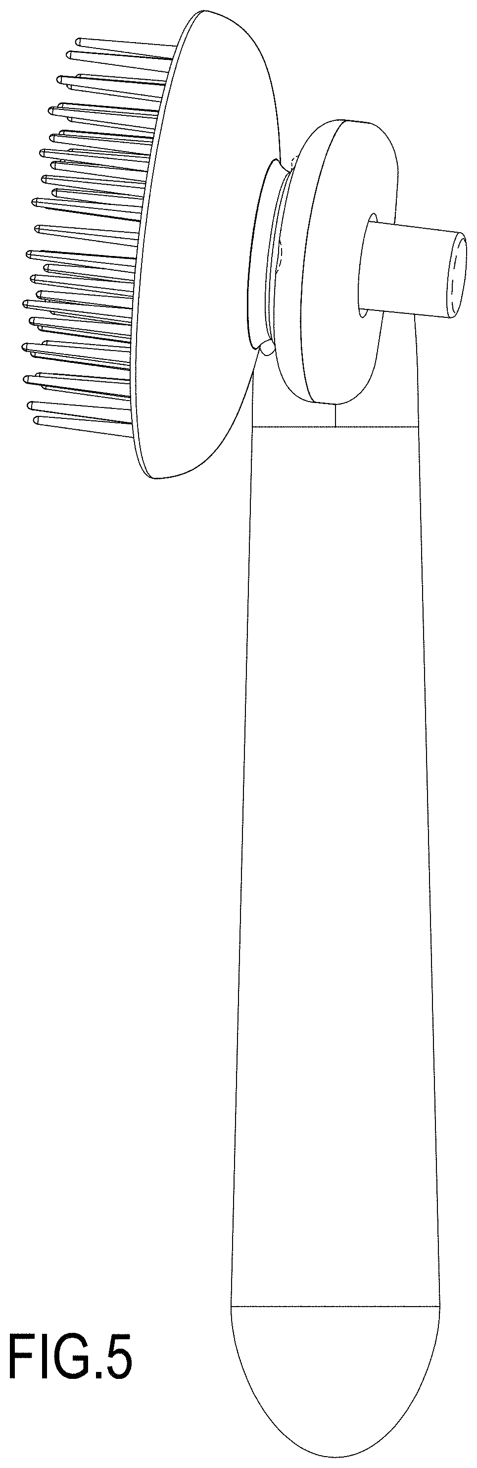 Patent USD1000725 Figure 5 – Pet comb