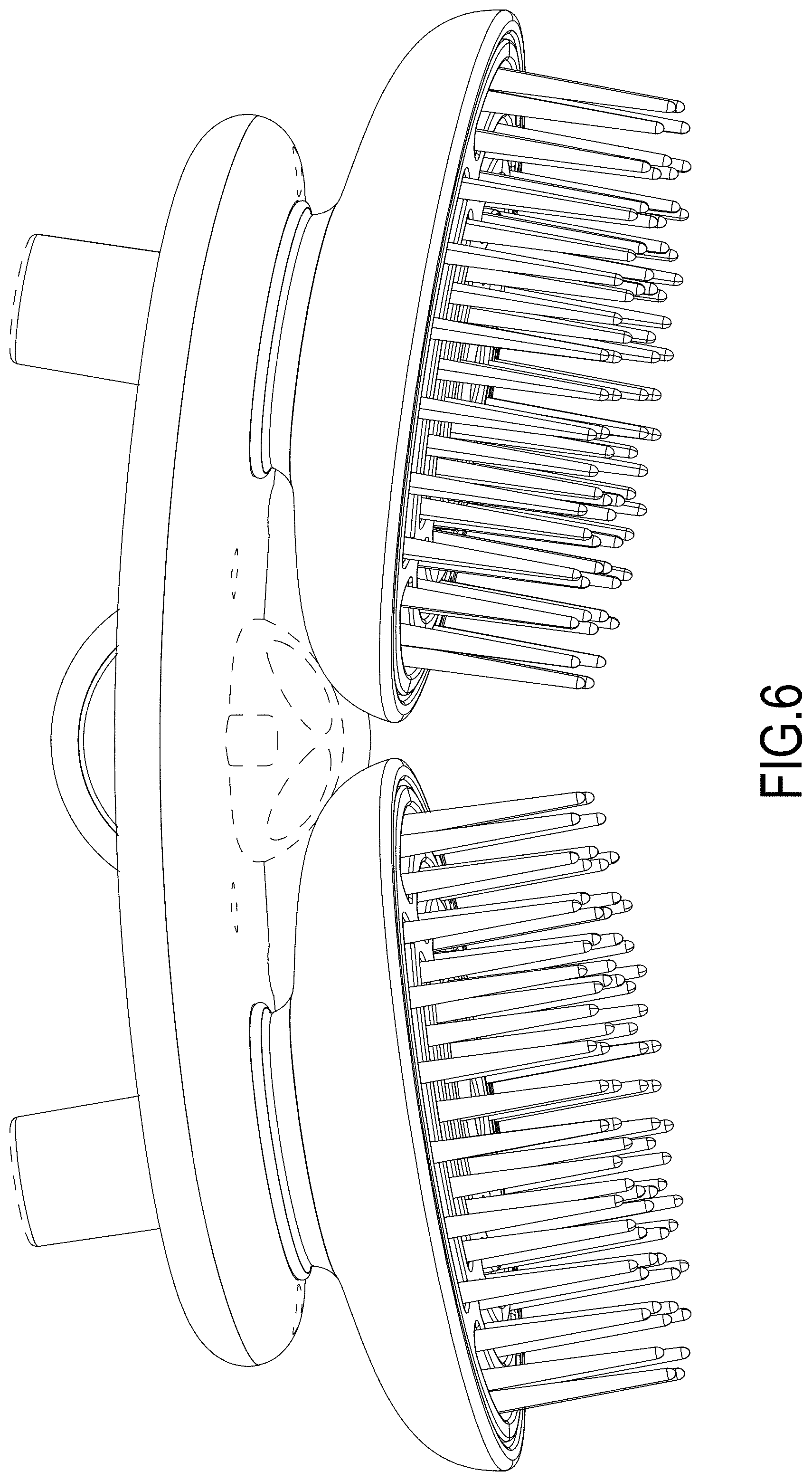 Patent USD1000725 Figure 6 – Pet comb