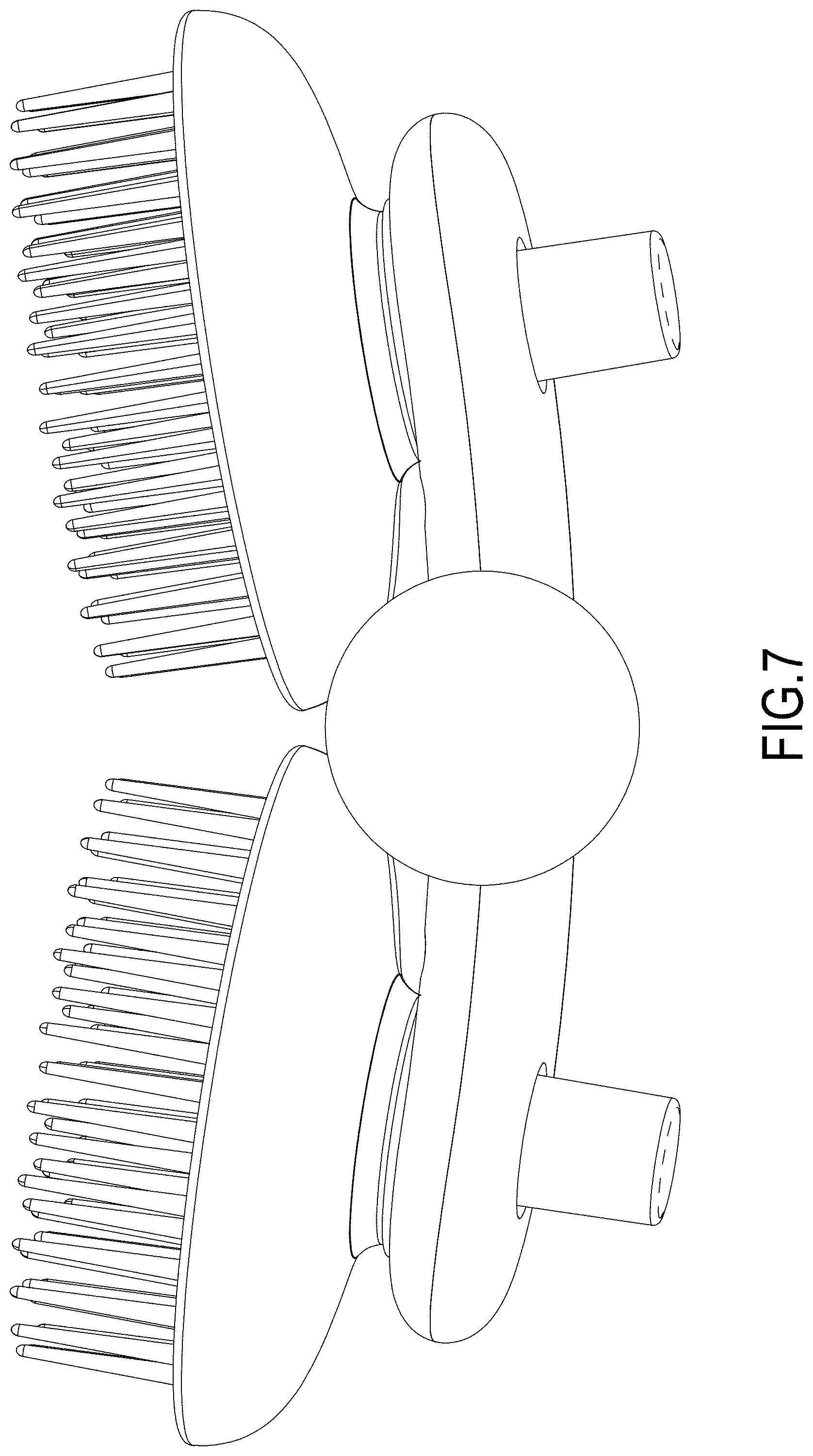 Patent USD1000725 Figure 7 – Pet comb
