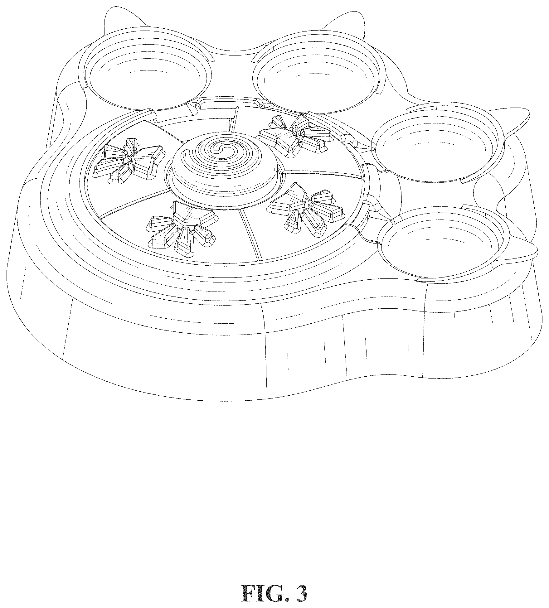 Patent USD1000726 Figure 3 – Educational turntable toy