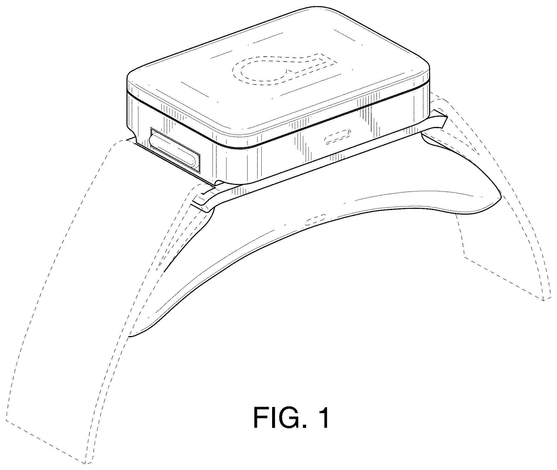 Patent USD1000732 Figure 1 – Pet tracking and monitoring device