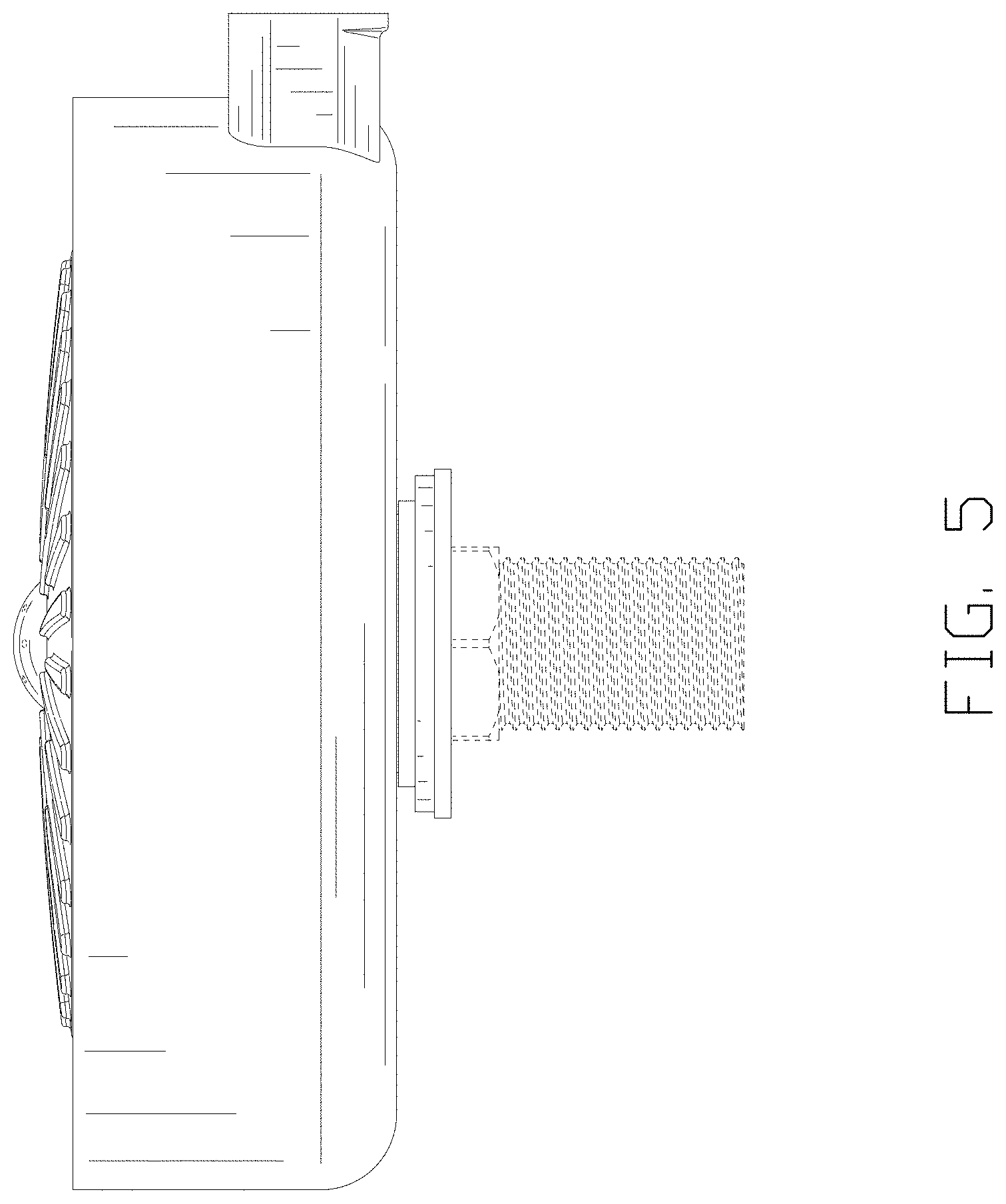 Patent USD1000733 Figure 5 – Bottle and cup washer