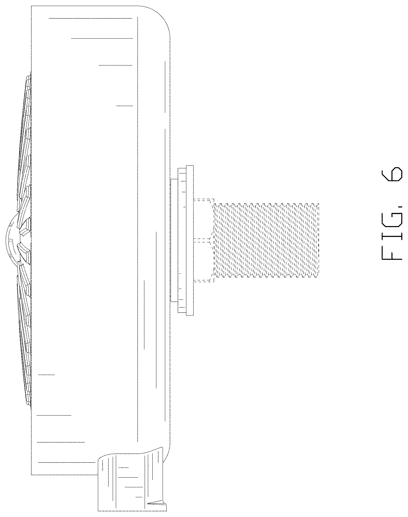 Patent USD1000733 Figure 6 – Bottle and cup washer