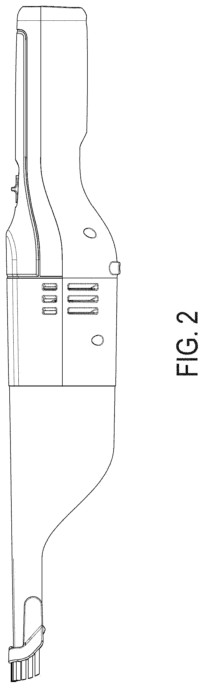 Patent USD1000735 Figure 2 – Handheld vacuum