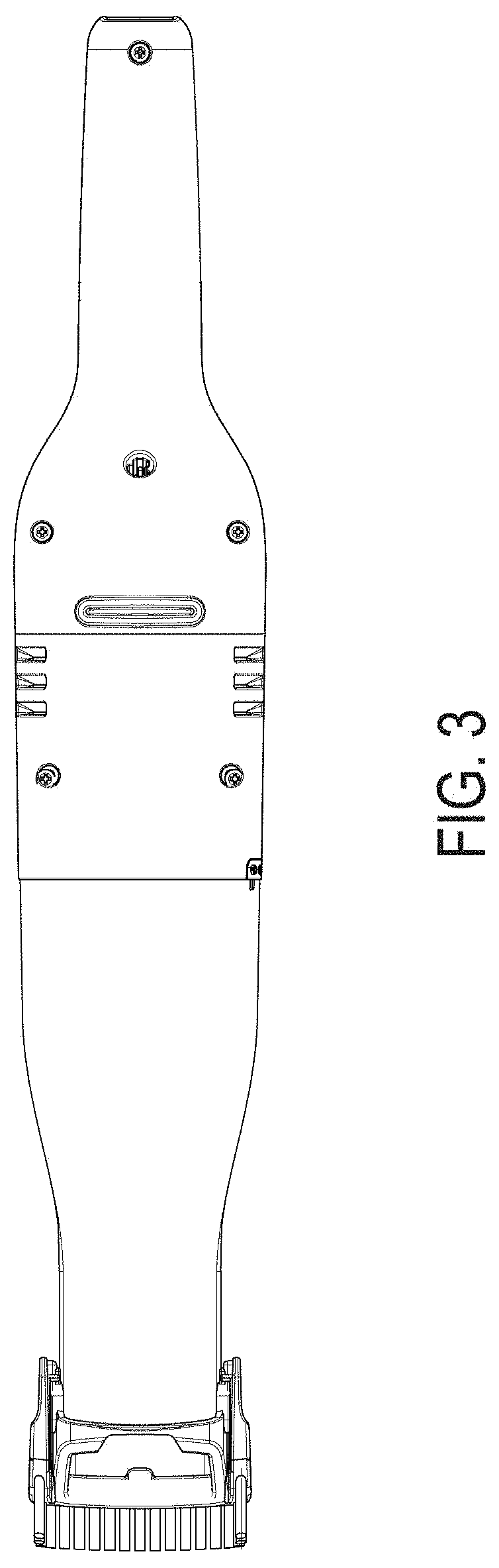 Patent USD1000735 Figure 3 – Handheld vacuum