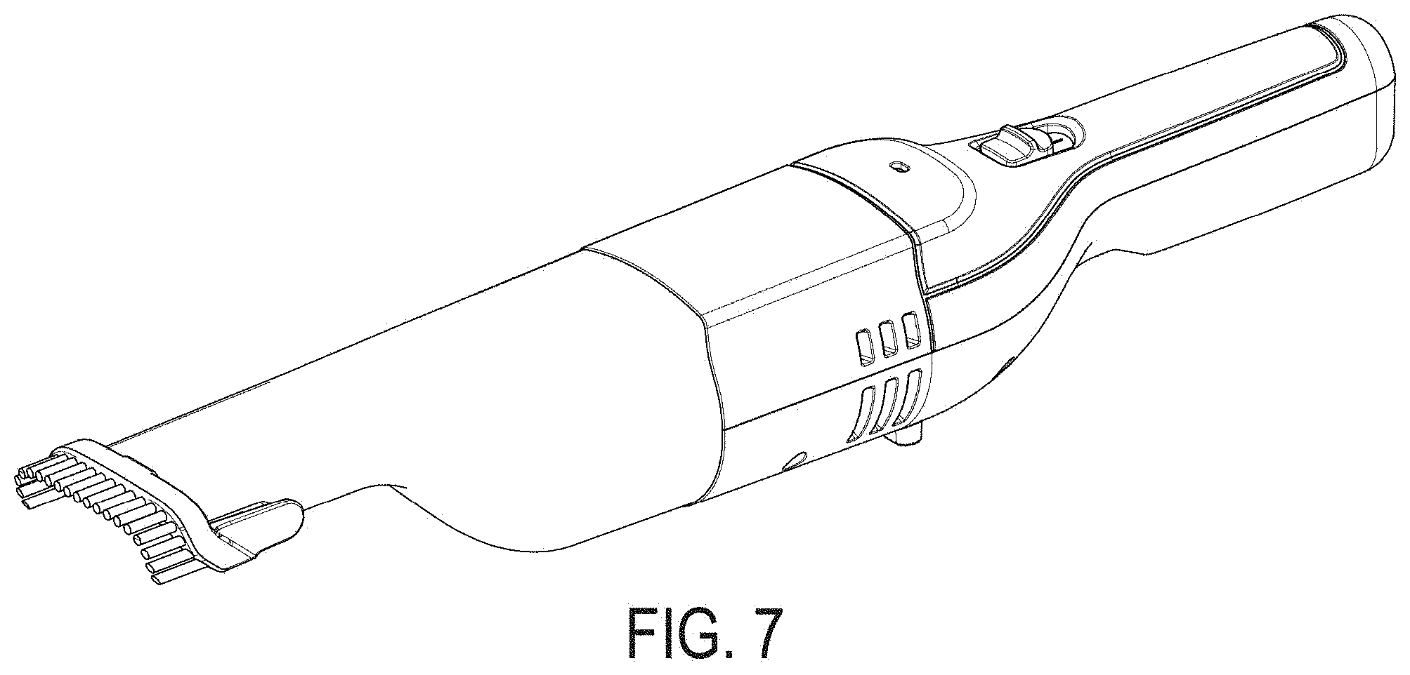 Patent USD1000735 Figure 7 – Handheld vacuum