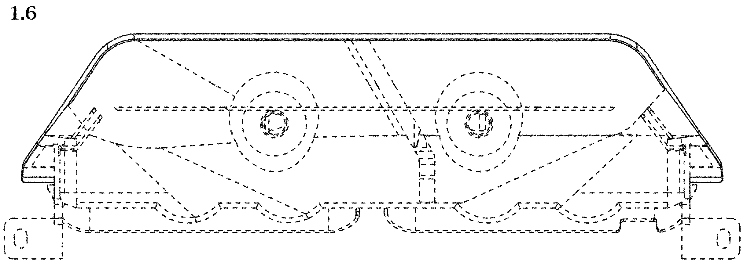 Patent USD1000736 Figure 6 – Delivery module for washing machine