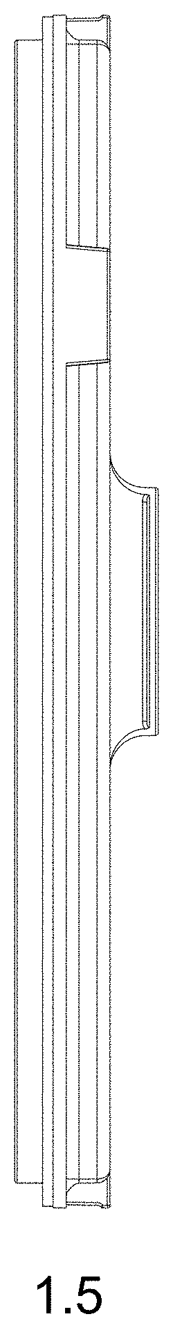 Patent USD1000737 Figure 5 – Dust filter for cleaning robot