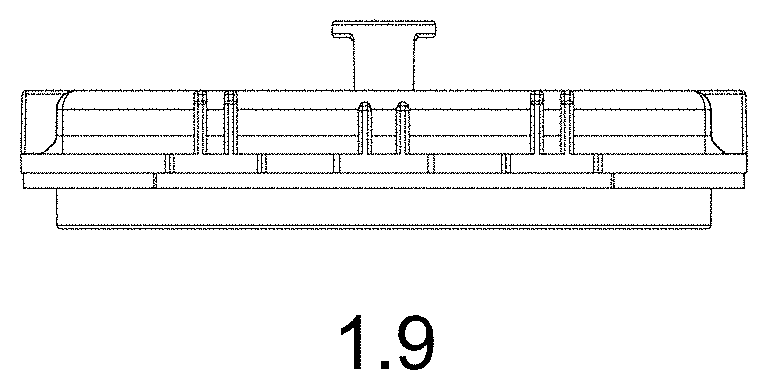Patent USD1000737 Figure 9 – Dust filter for cleaning robot
