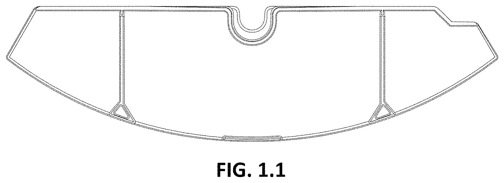 Patent USD1000741 Figure 1 – Water tank for a cleaning robot