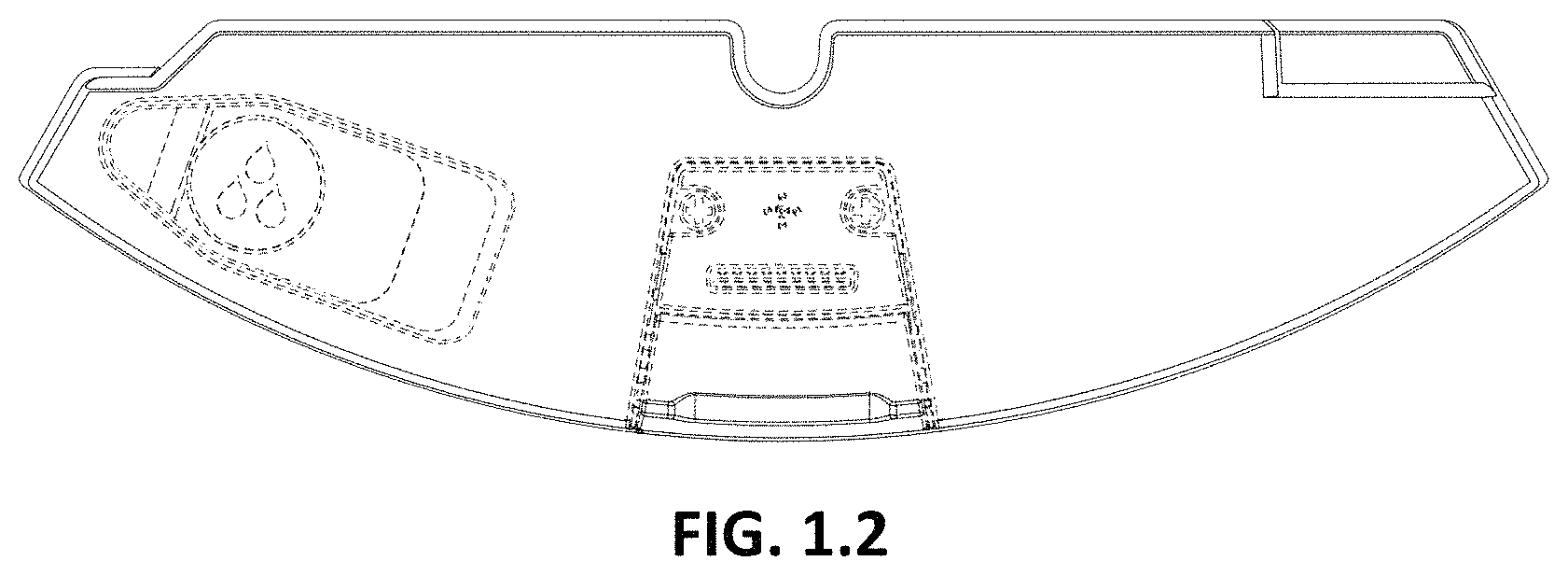 Patent USD1000741 Figure 2 – Water tank for a cleaning robot