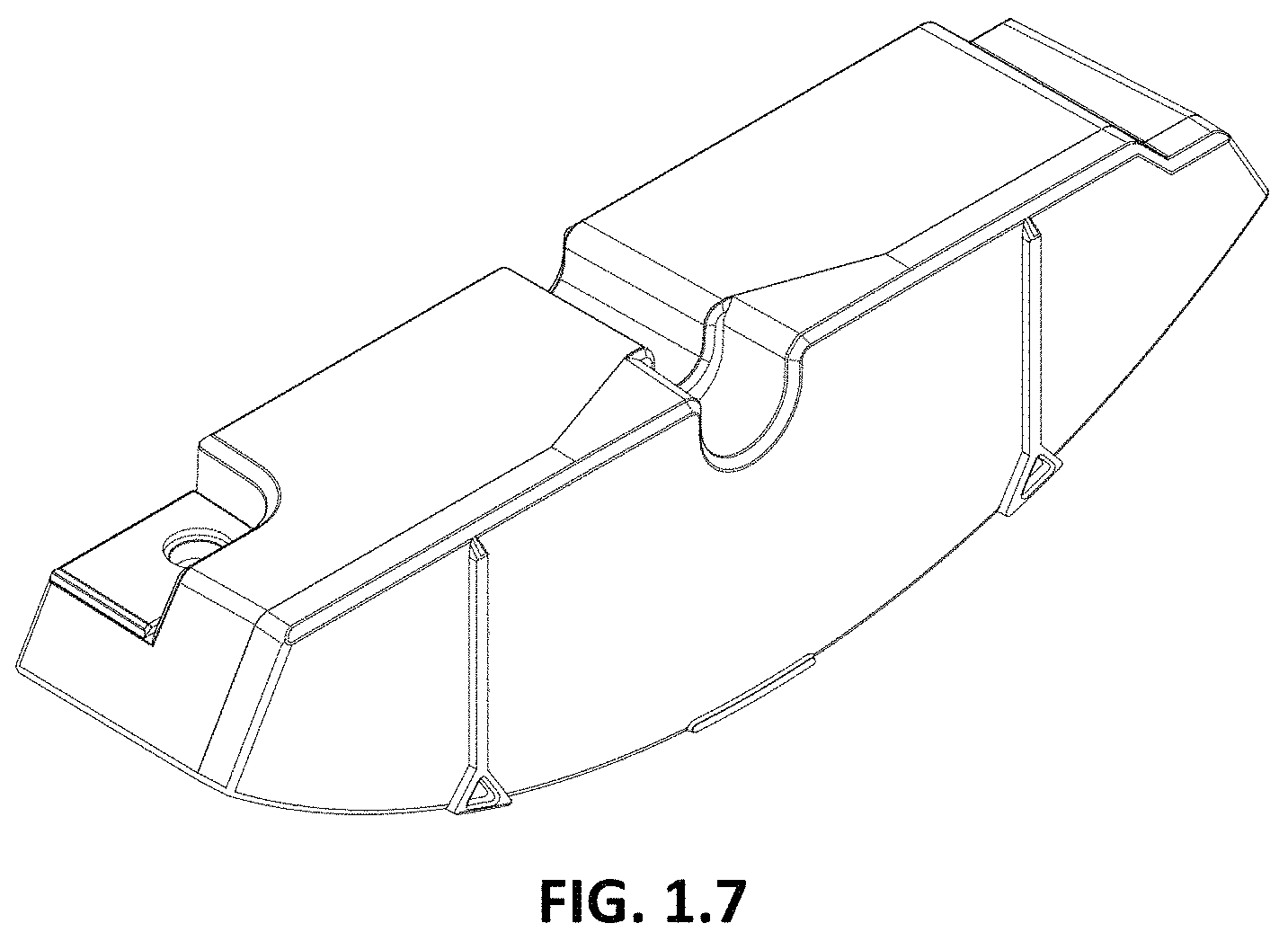 Patent USD1000741 Figure 7 – Water tank for a cleaning robot