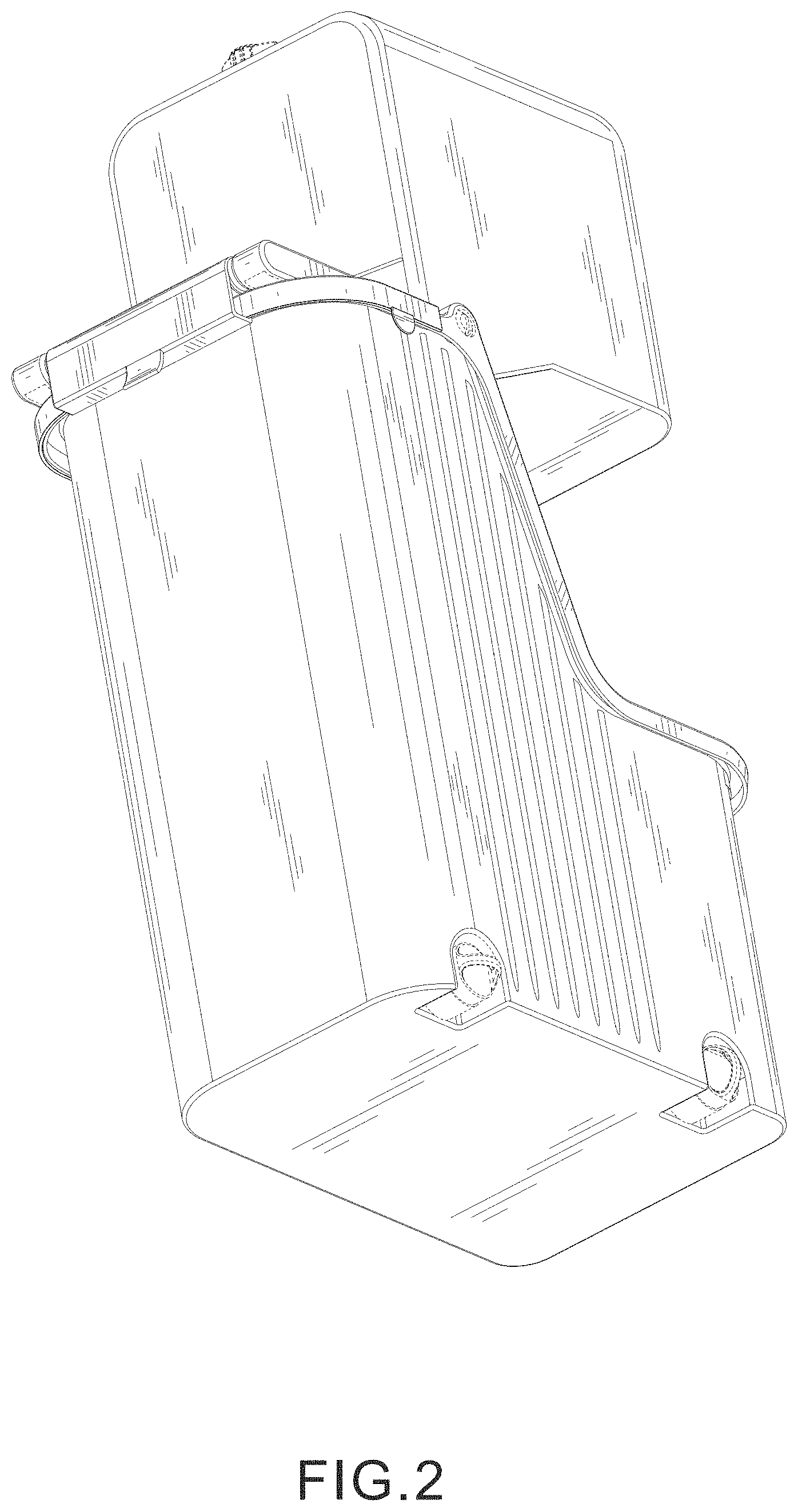 Patent USD1000743 Figure 2 – Mop bucket
