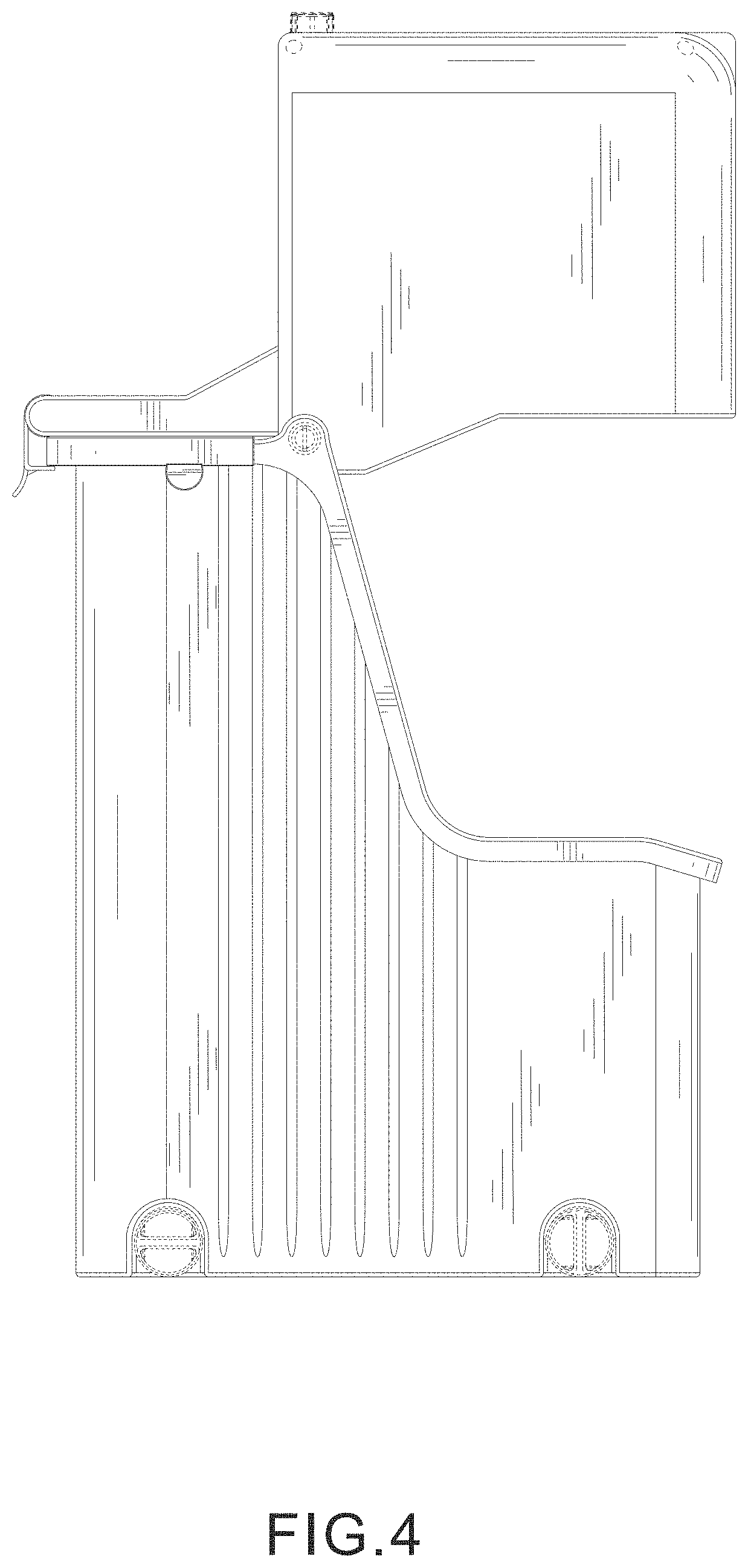 Patent USD1000743 Figure 4 – Mop bucket
