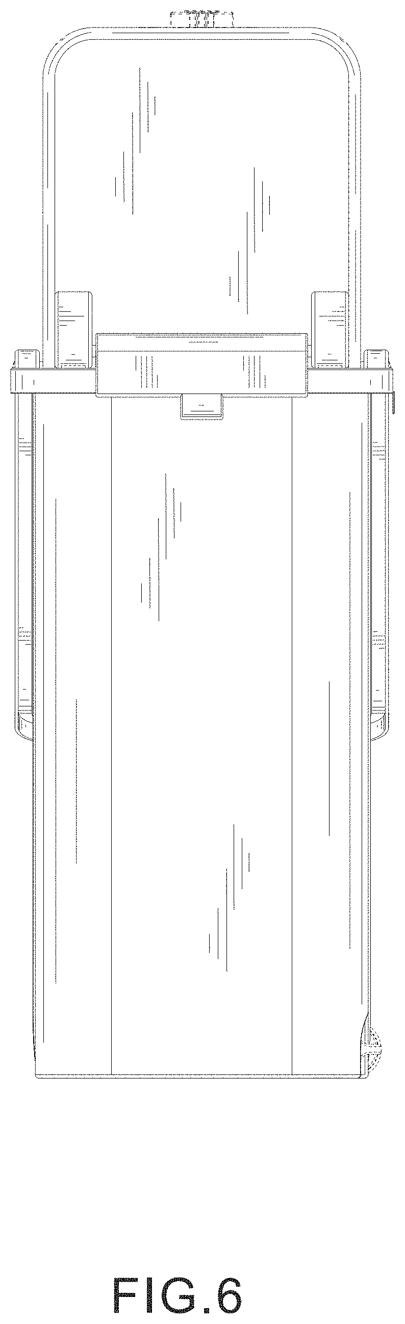 Patent USD1000743 Figure 6 – Mop bucket