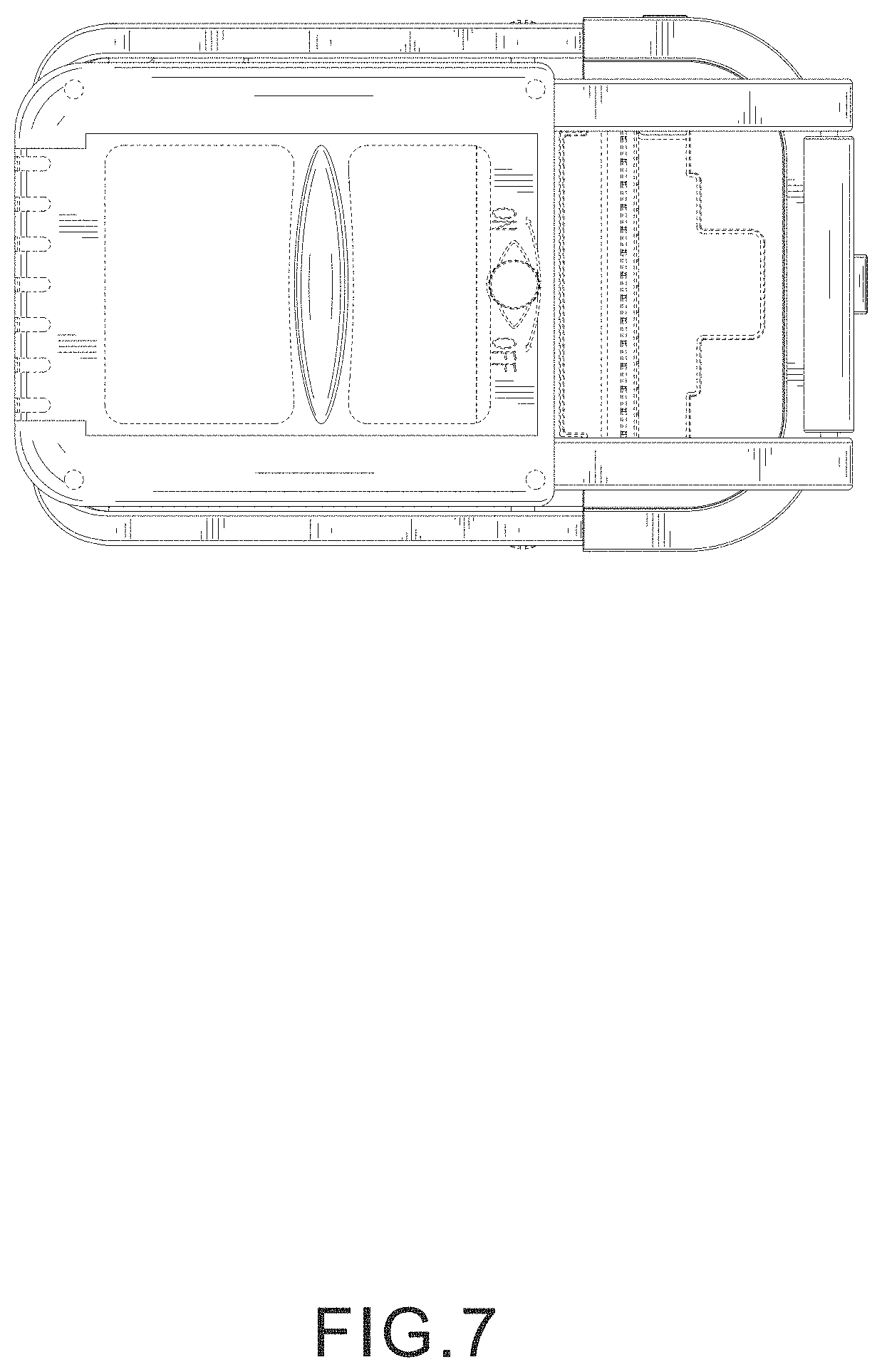Patent USD1000743 Figure 7 – Mop bucket