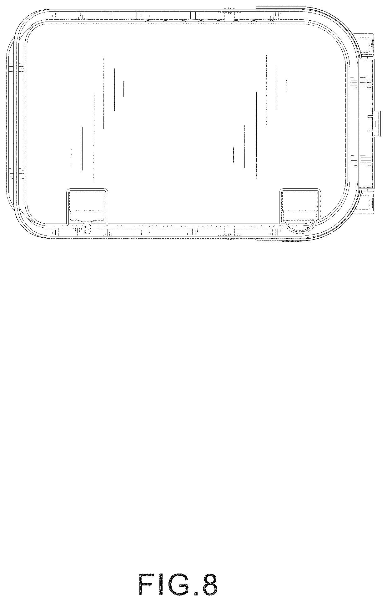 Patent USD1000743 Figure 8 – Mop bucket