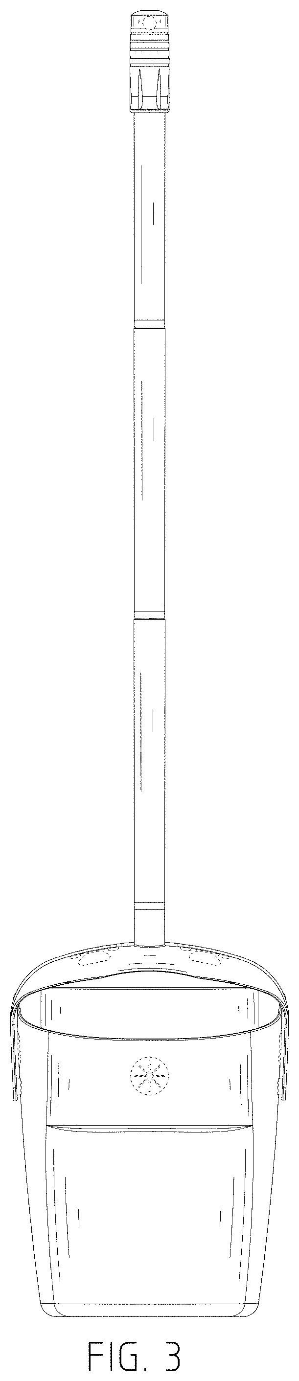 Patent USD1000744 Figure 3 – Dustpan