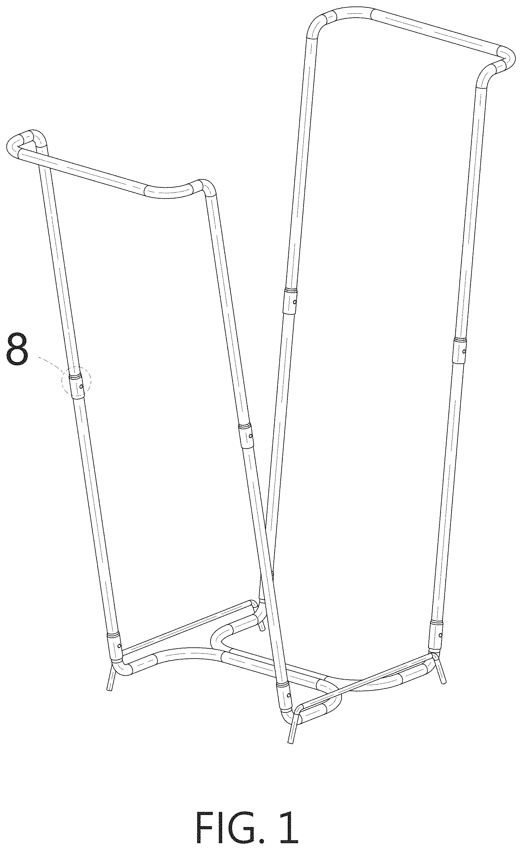 Patent USD1000745 — Trash bag holder — Figure 1