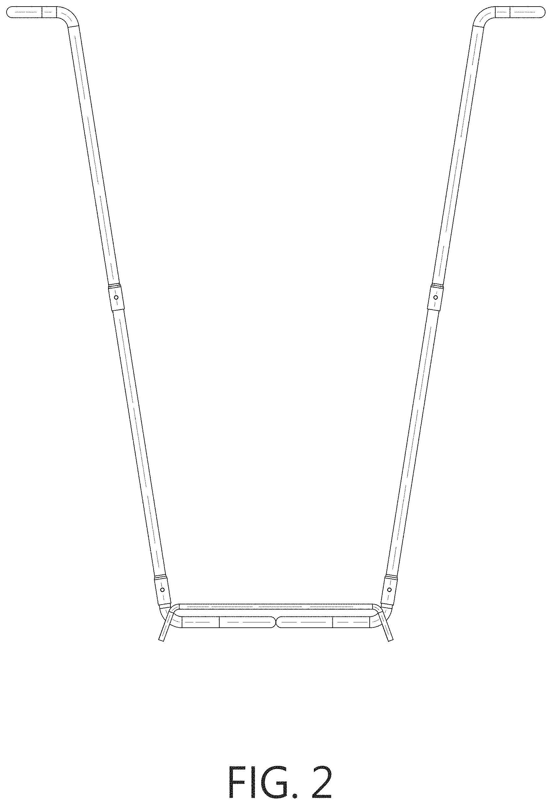 Patent USD1000745 Figure 2 – Trash bag holder