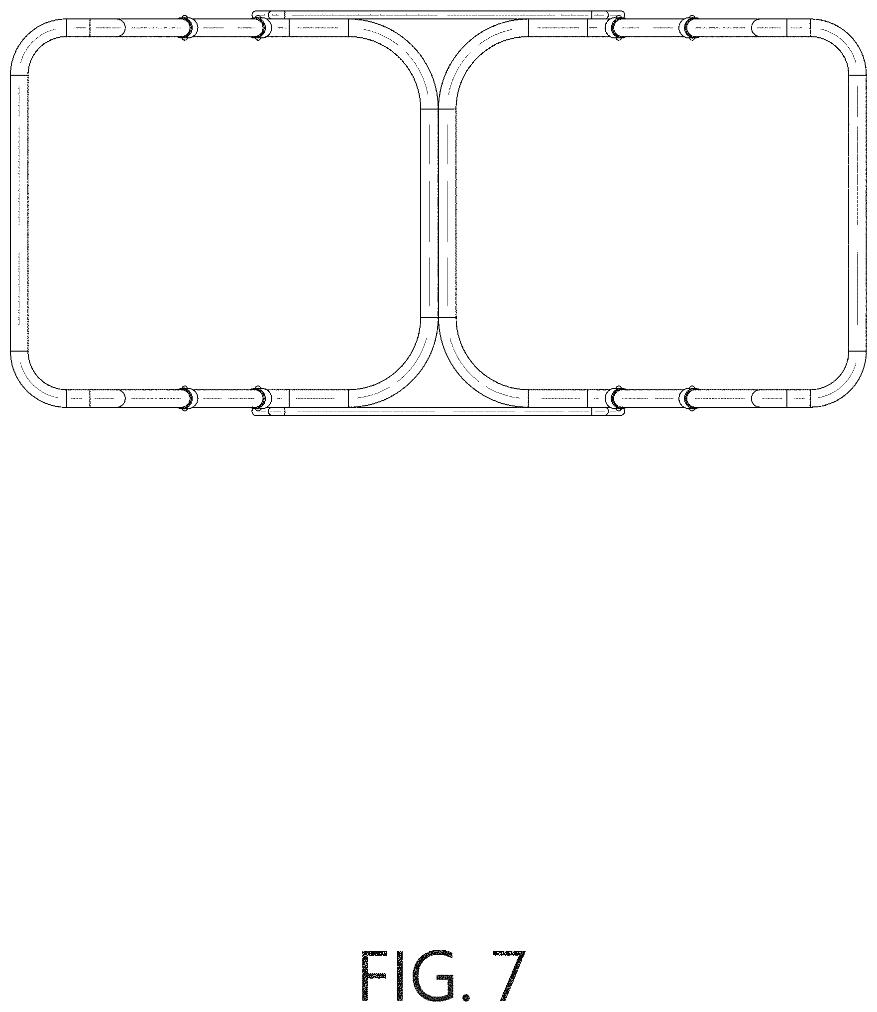 Patent USD1000745 Figure 7 – Trash bag holder