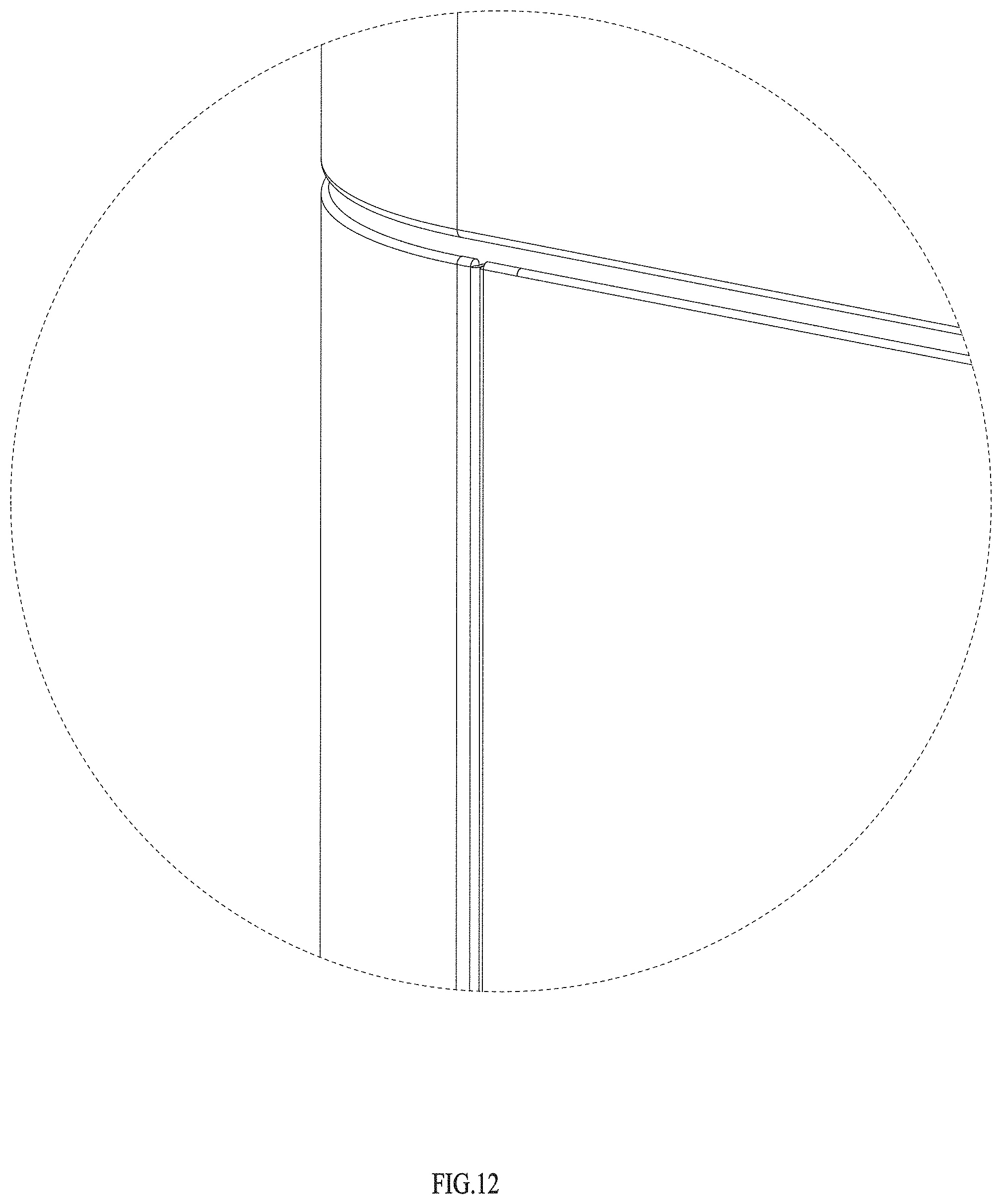 Patent USD1000746 Figure 12 – Trash receptacle