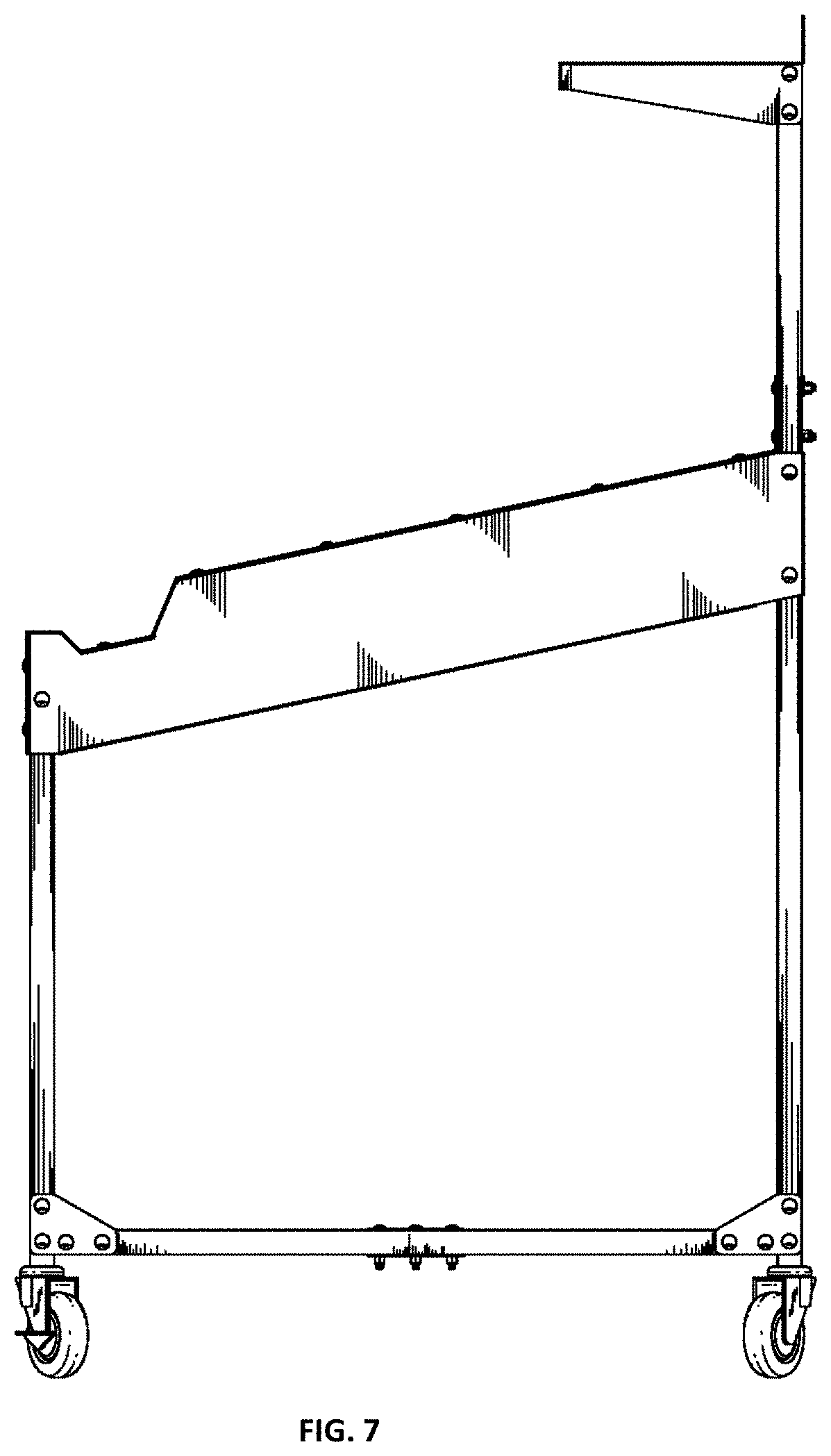Patent USD1000747 Figure 7 – Cannabis trimming workstation
