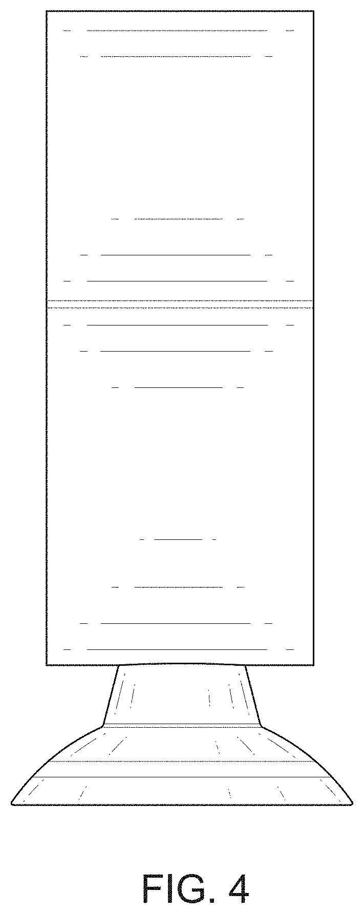 Patent USD1000749 Figure 4 – Curved heart cremation urn