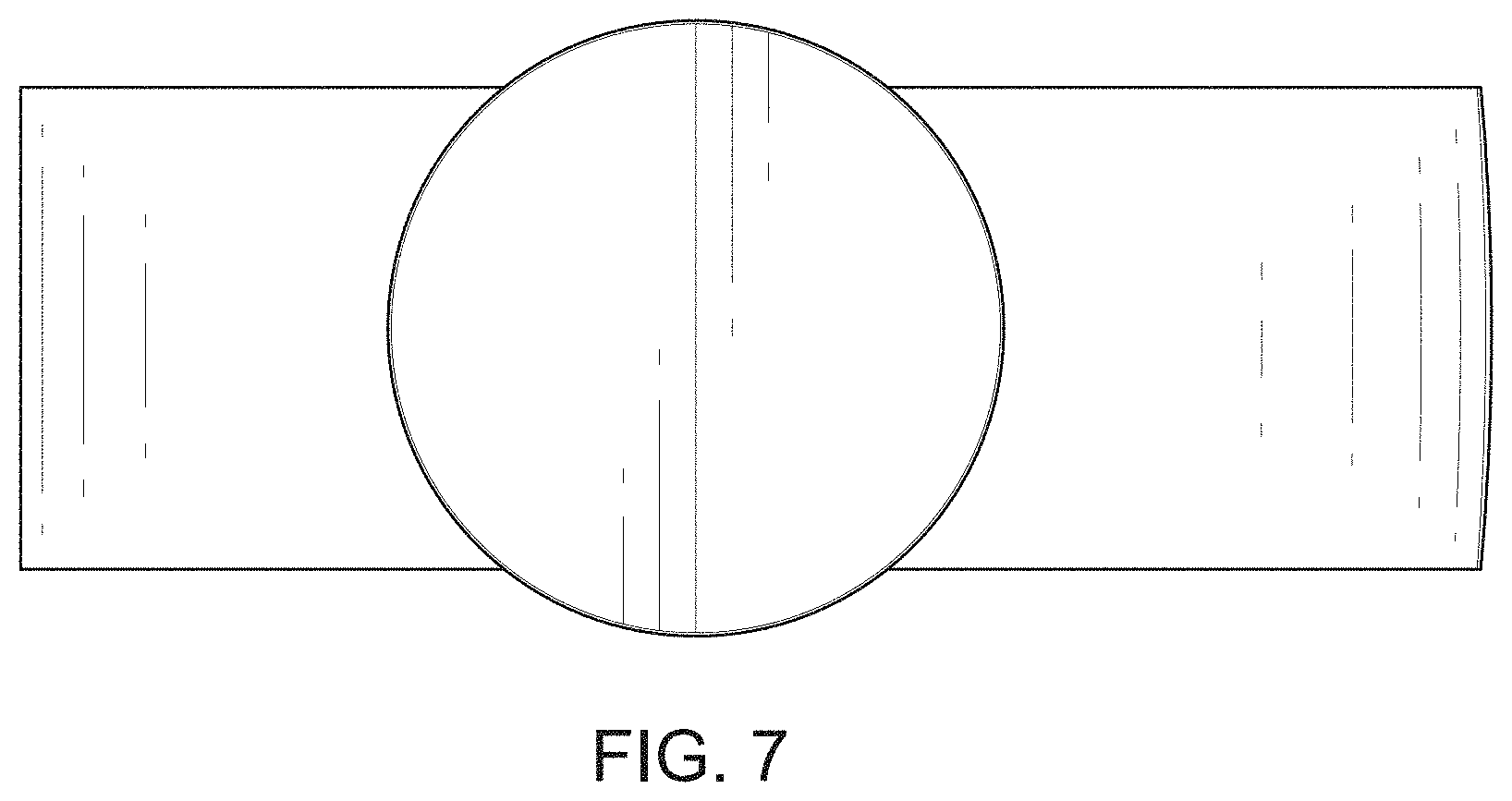 Patent USD1000749 Figure 7 – Curved heart cremation urn