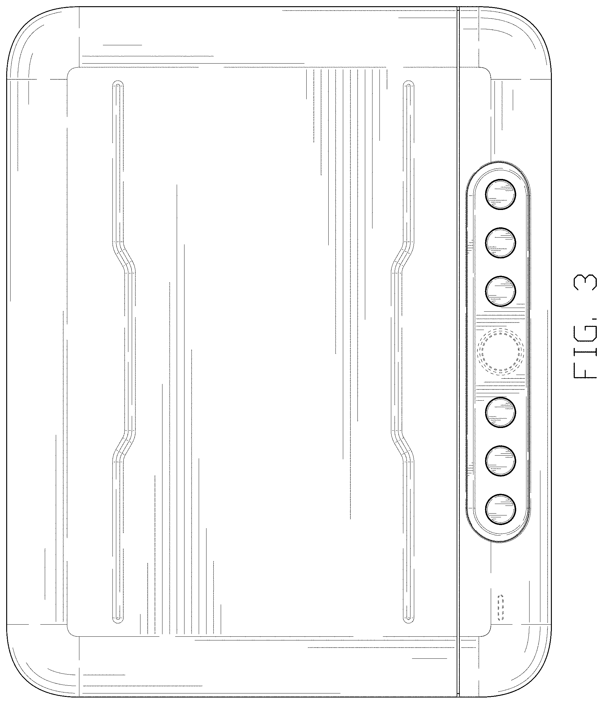 Patent USD1000750 Figure 3 – Safe box