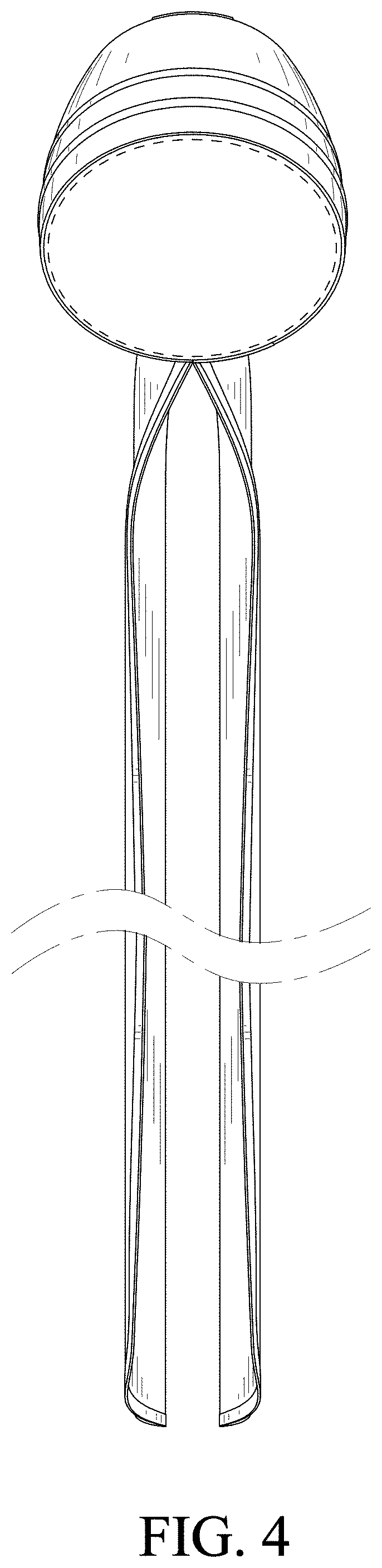 Patent USD1000753 Figure 4 – Head scarf