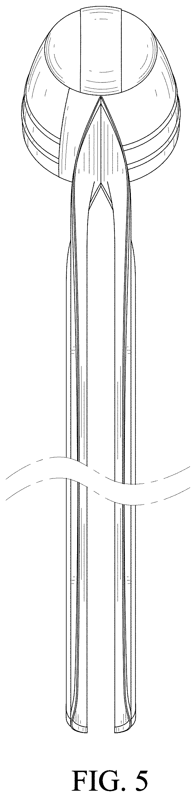 Patent USD1000753 Figure 5 – Head scarf
