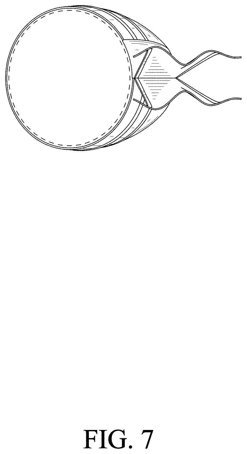 Patent USD1000753 Figure 7 – Head scarf