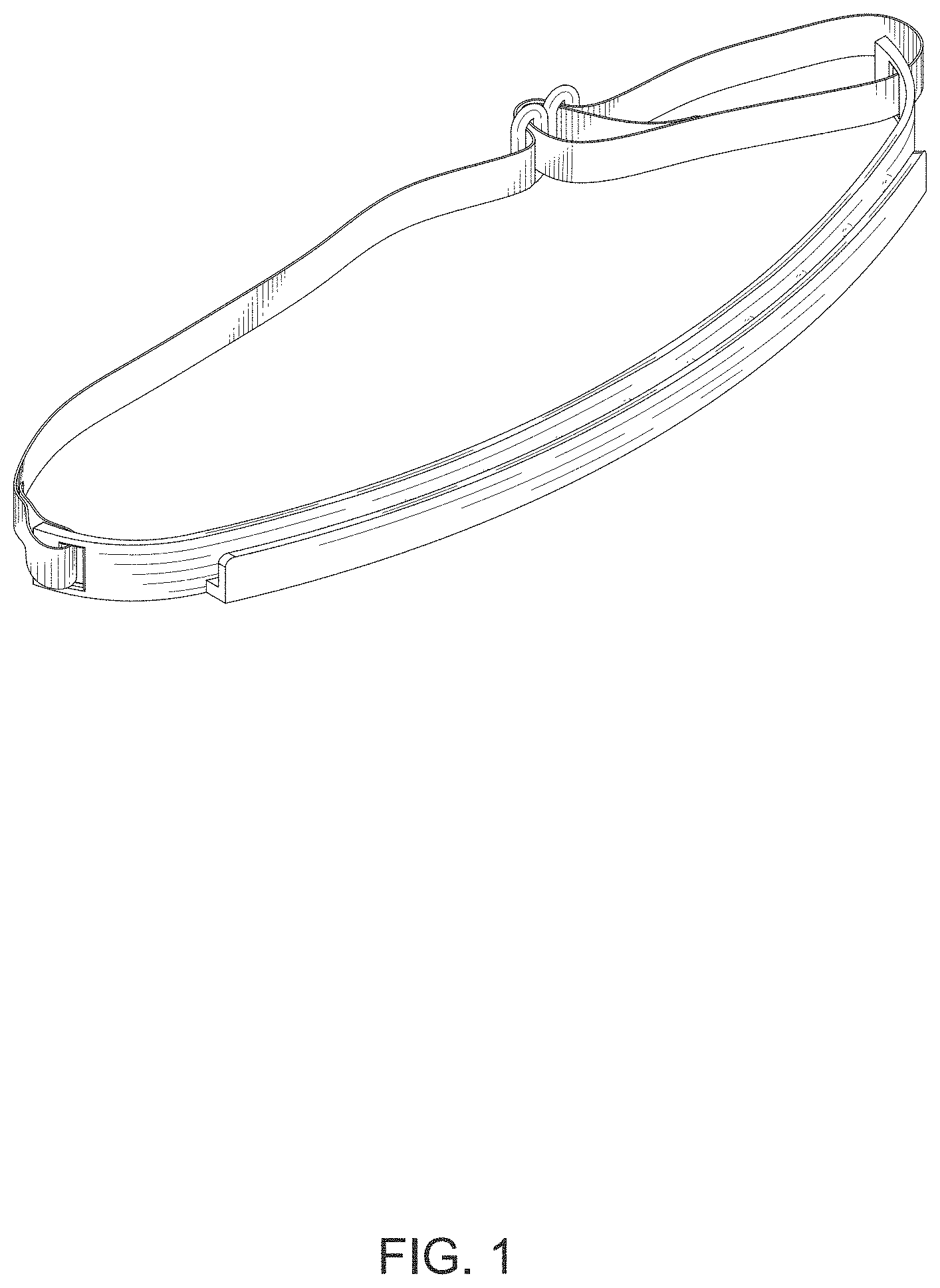 Patent USD1000757 Figure 1 – Sweat headband