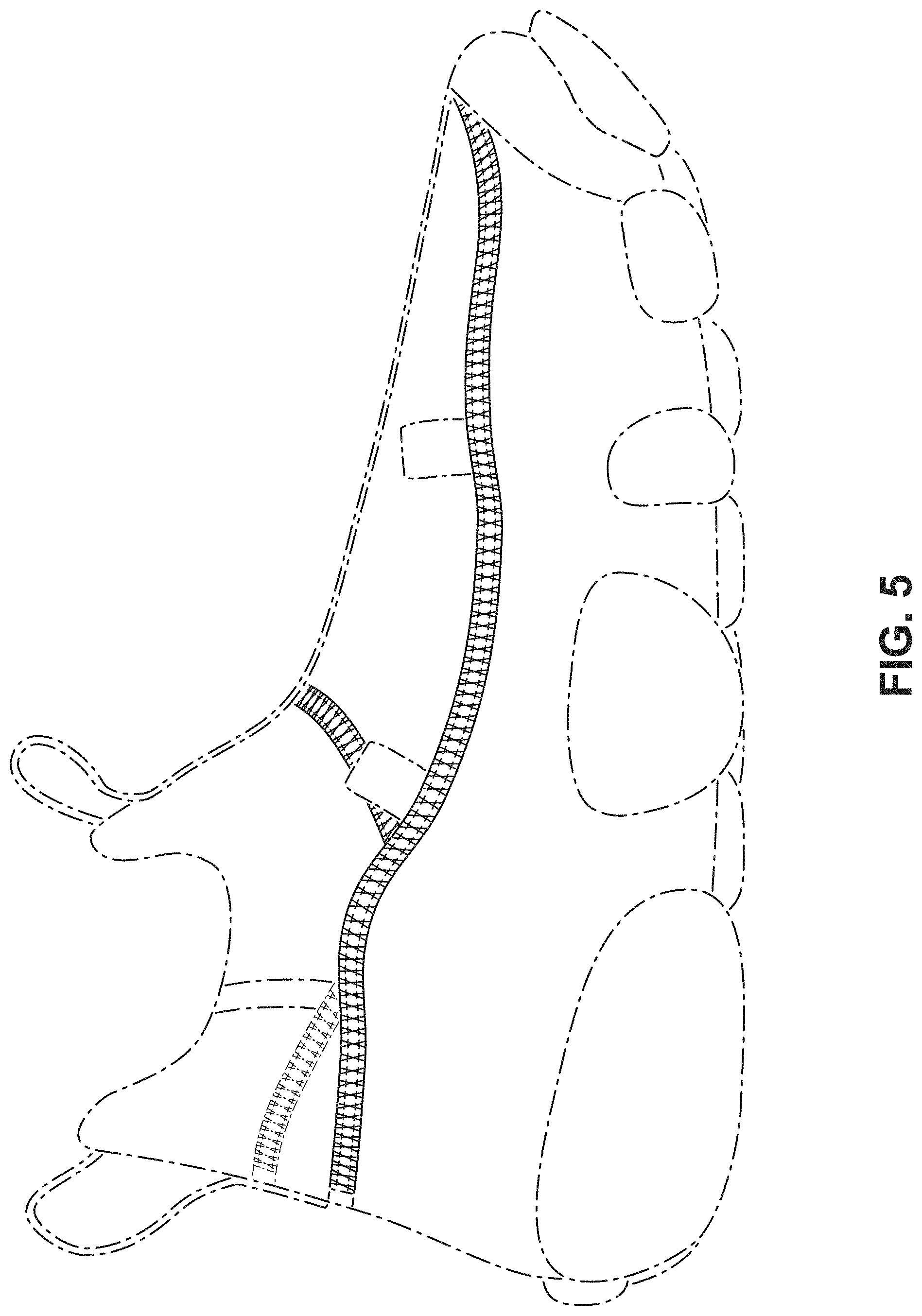 Patent USD1000758 Figure 5 – Shoe