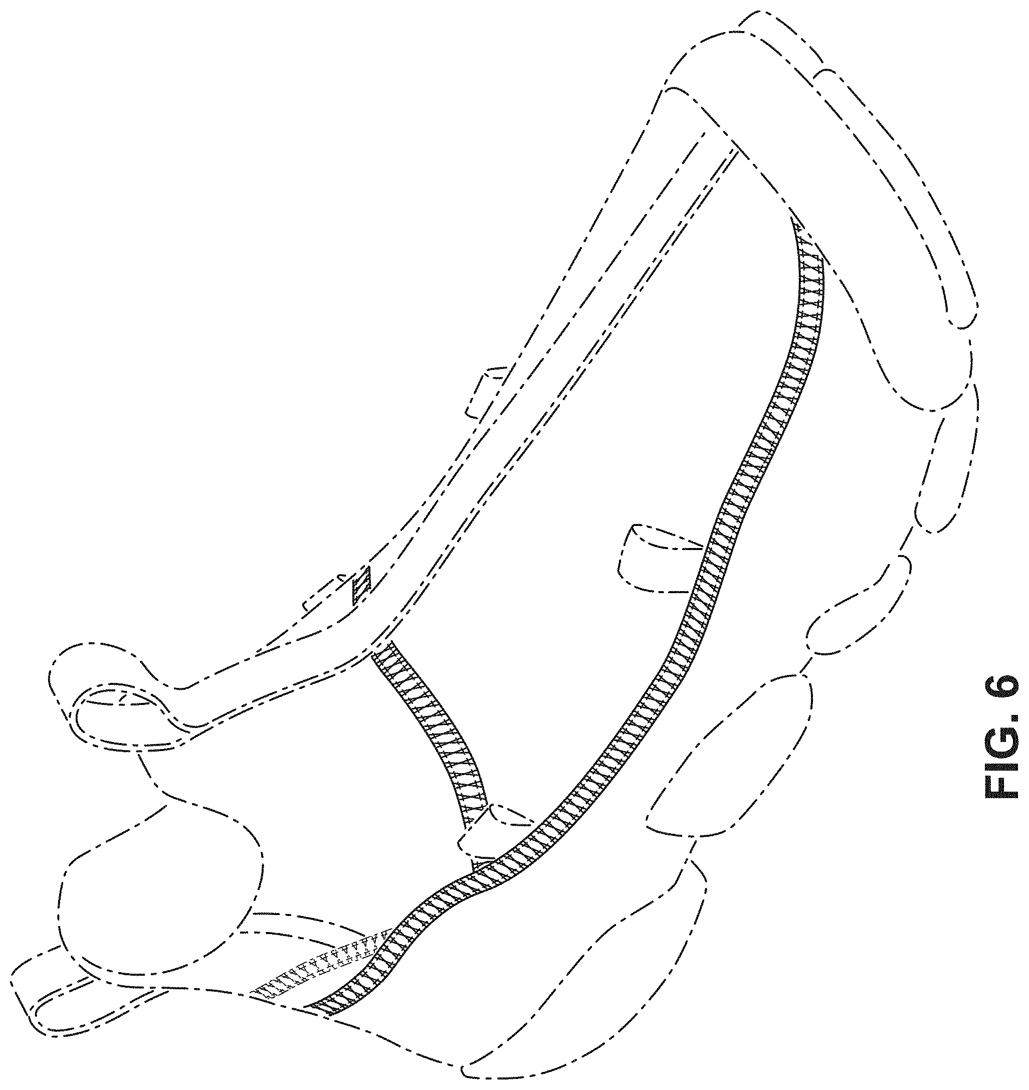 Patent USD1000758 Figure 6 – Shoe