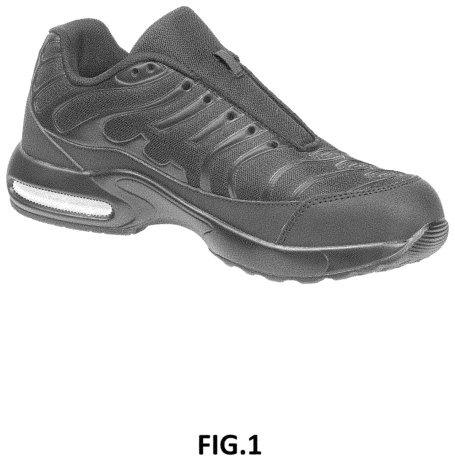 Patent USD1000760 — Shoe — Figure 1