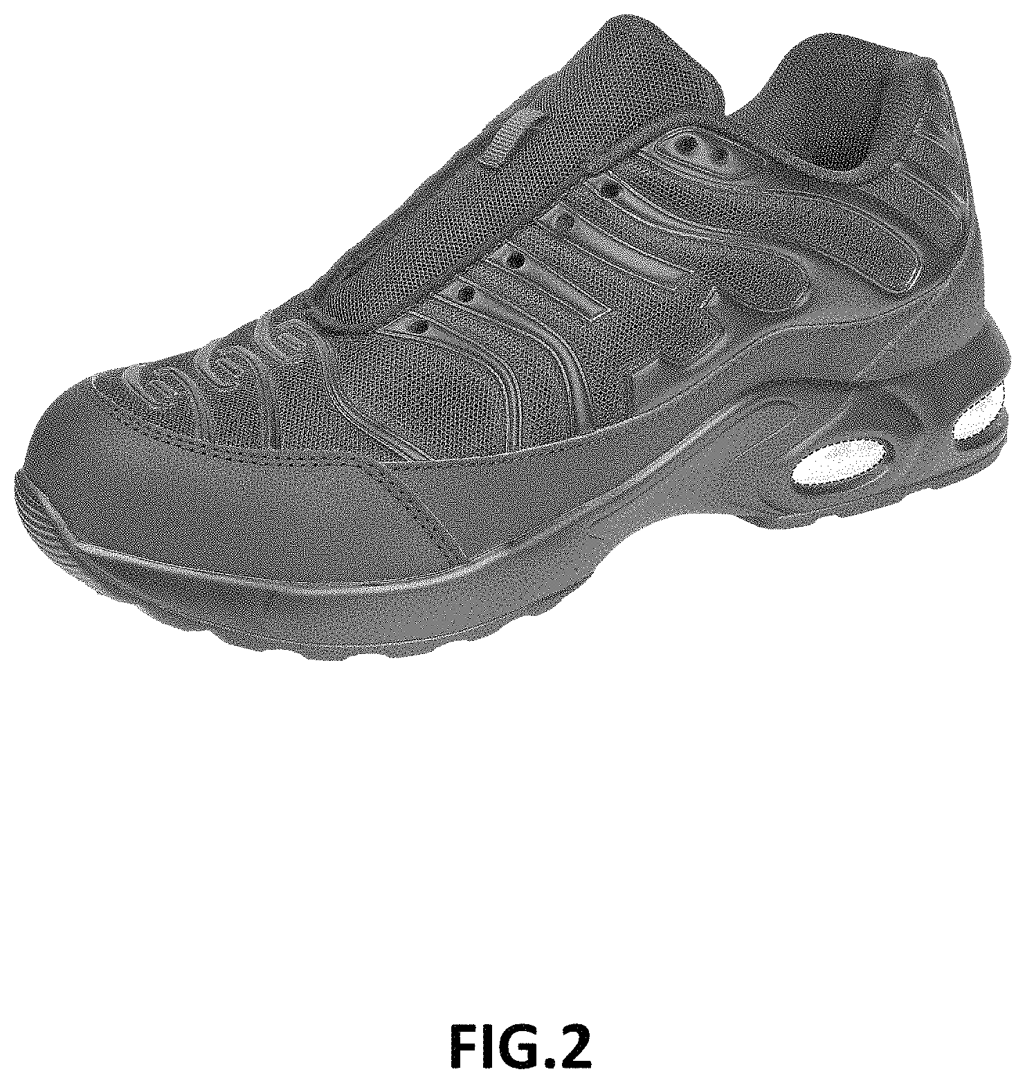 Patent USD1000760 Figure 2 – Shoe