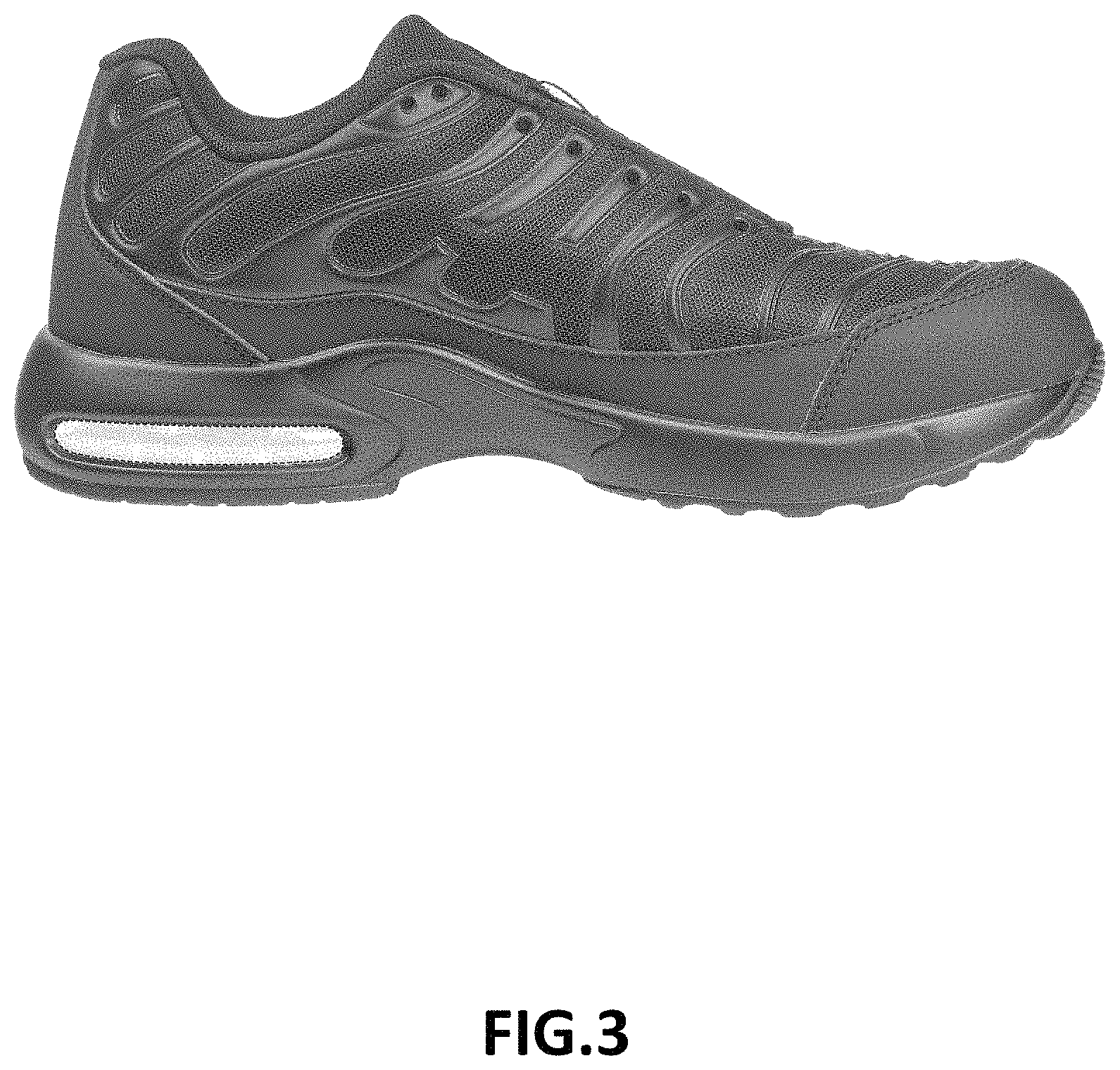 Patent USD1000760 Figure 3 – Shoe