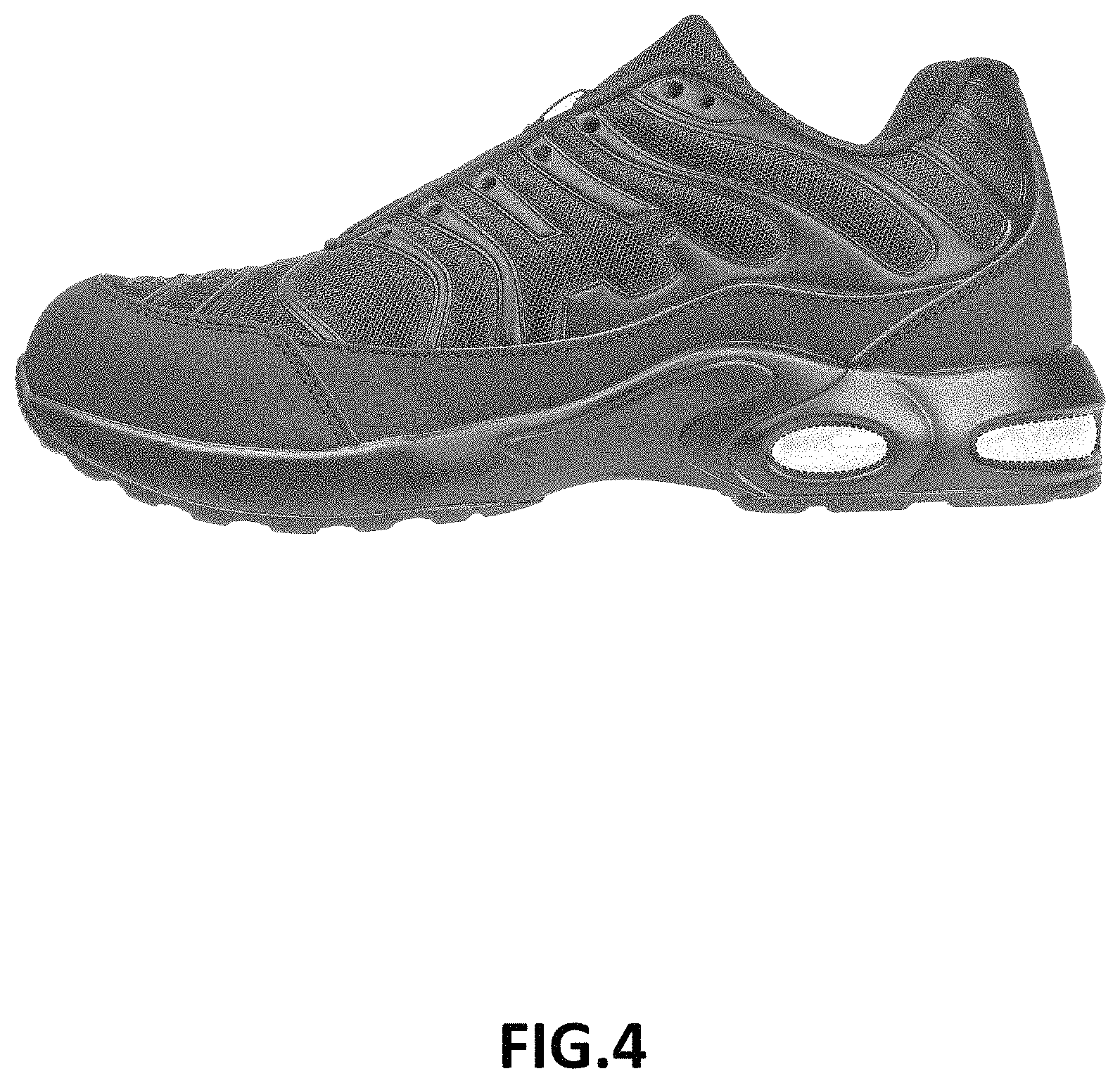 Patent USD1000760 Figure 4 – Shoe