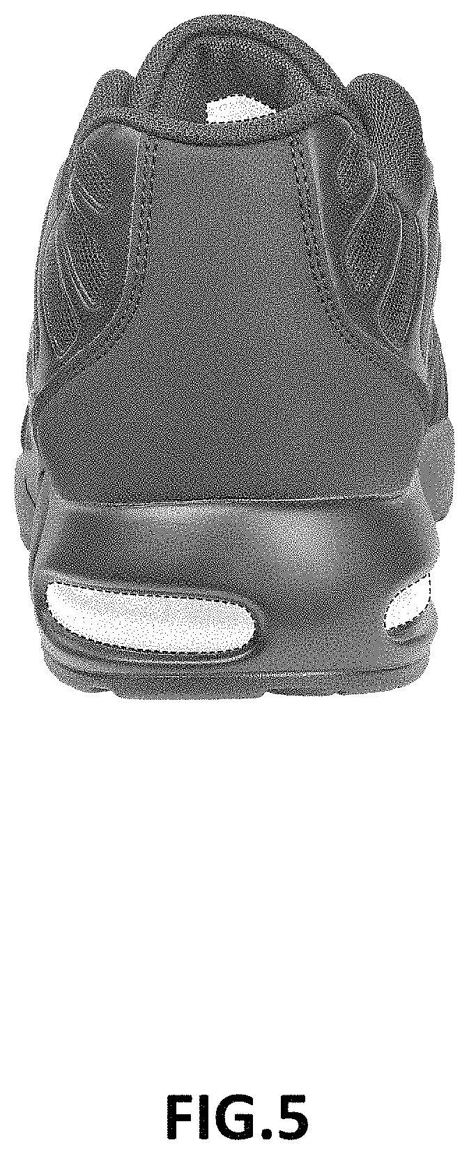 Patent USD1000760 Figure 5 – Shoe